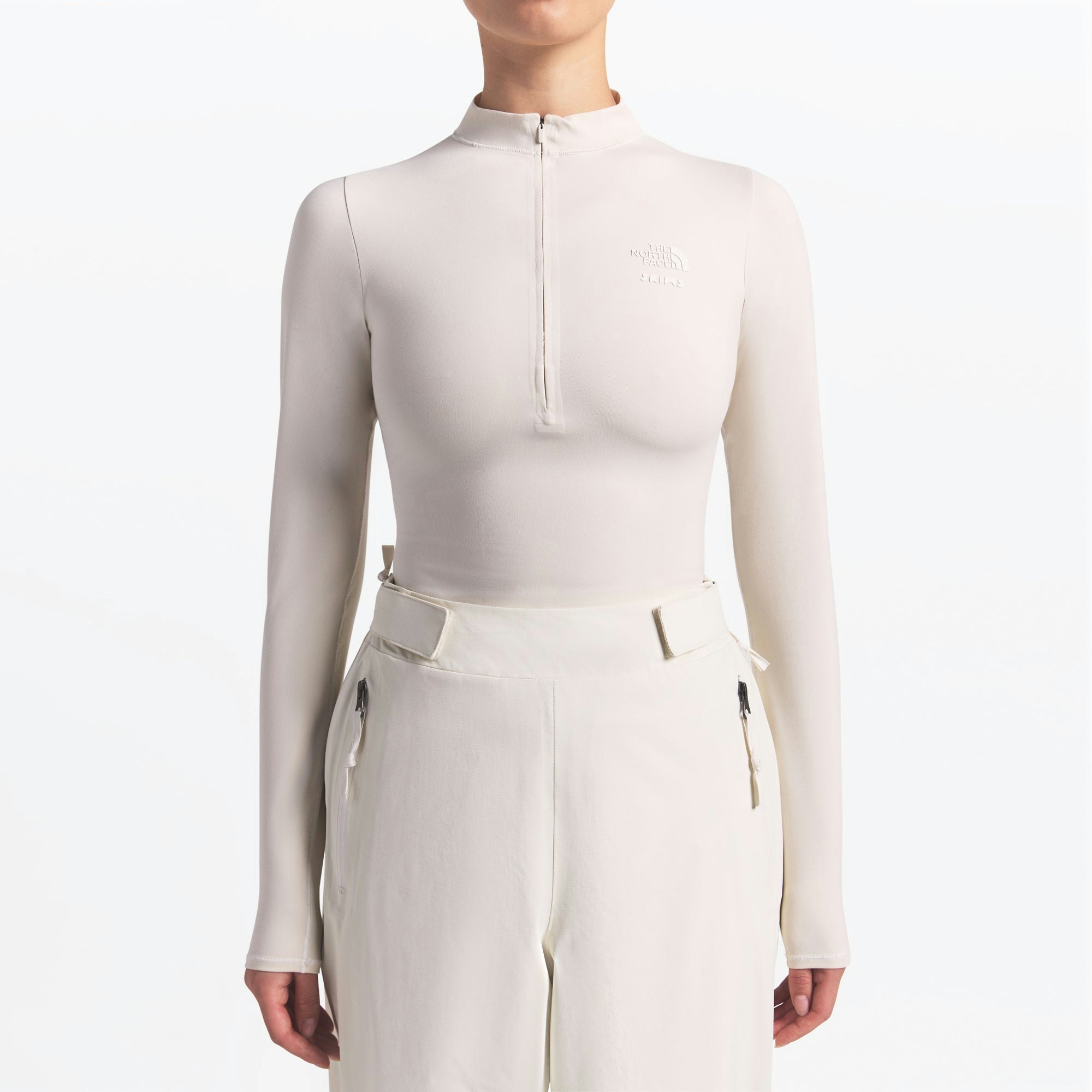 THE NORTH FACE X SKIMS SEAM TAPE PANT | BONE ON A MODEL FRONT VIEW @ | FOCUS: 0.0, 1.0, 0.9