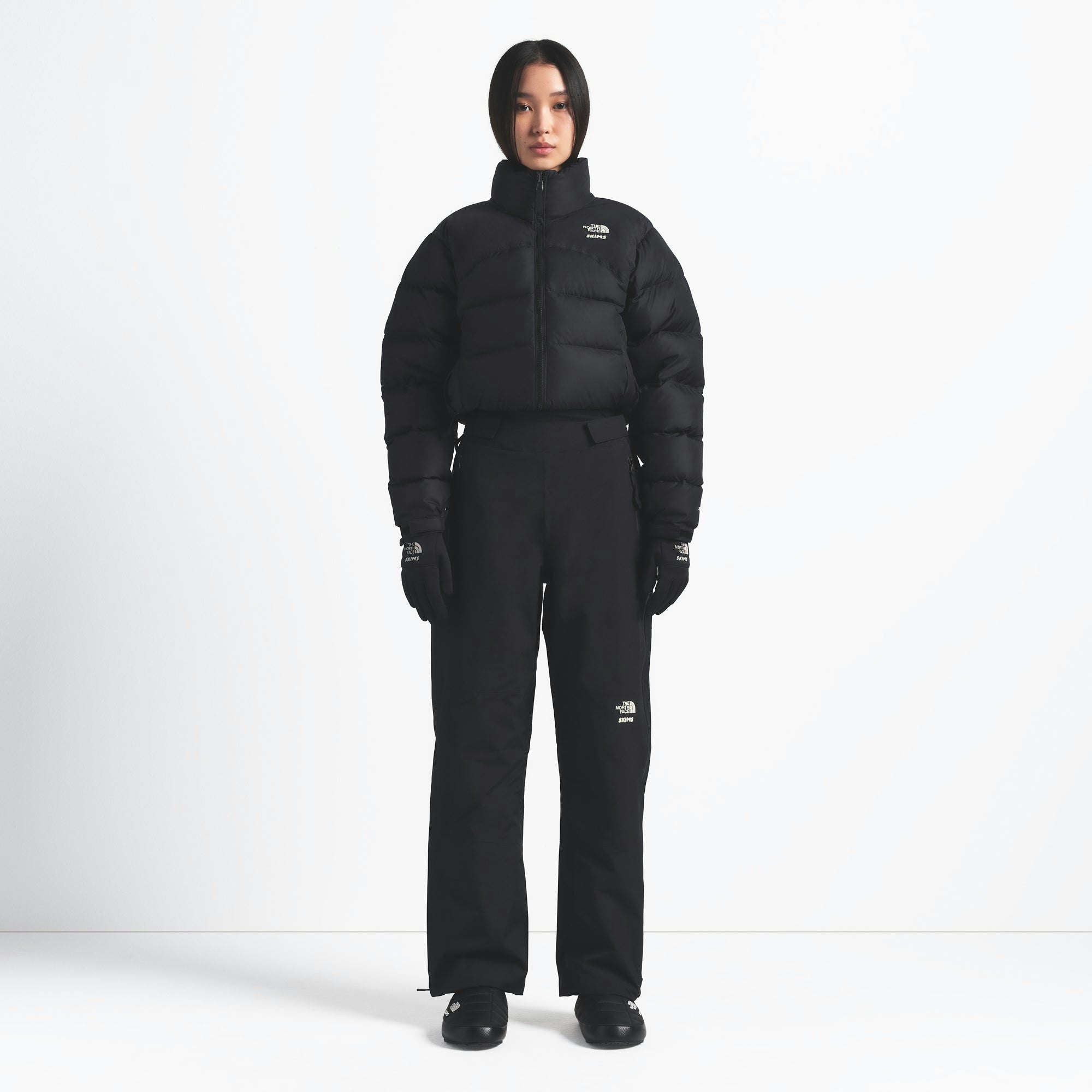 THE NORTH FACE X SKIMS SEAM TAPE PANT | ONYX ON A MODEL FRONT VIEW @ | FOCUS: 0.0, 1.0, 0.9