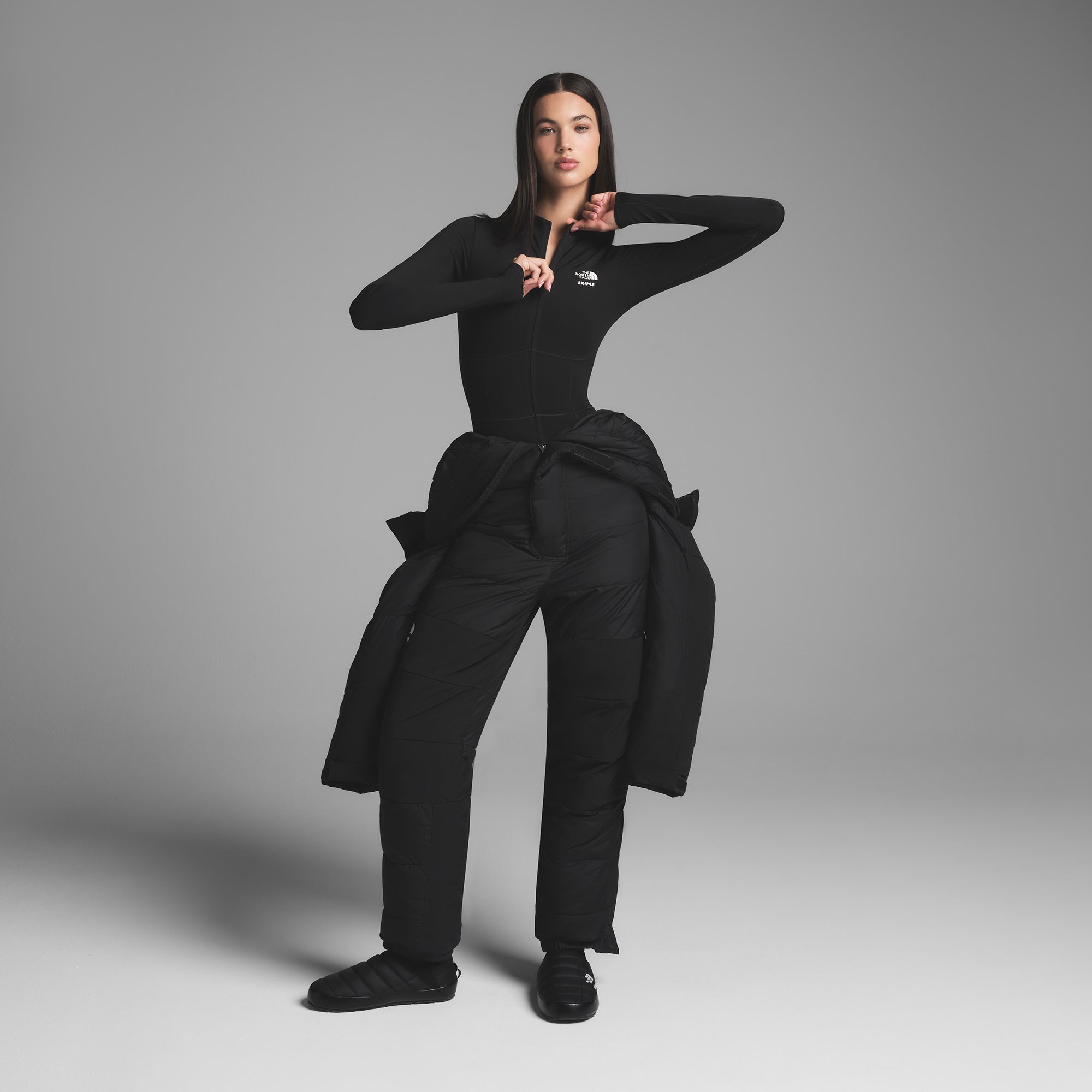 THE NORTH FACE X SKIMS DOWN ONE PIECE | ONYX