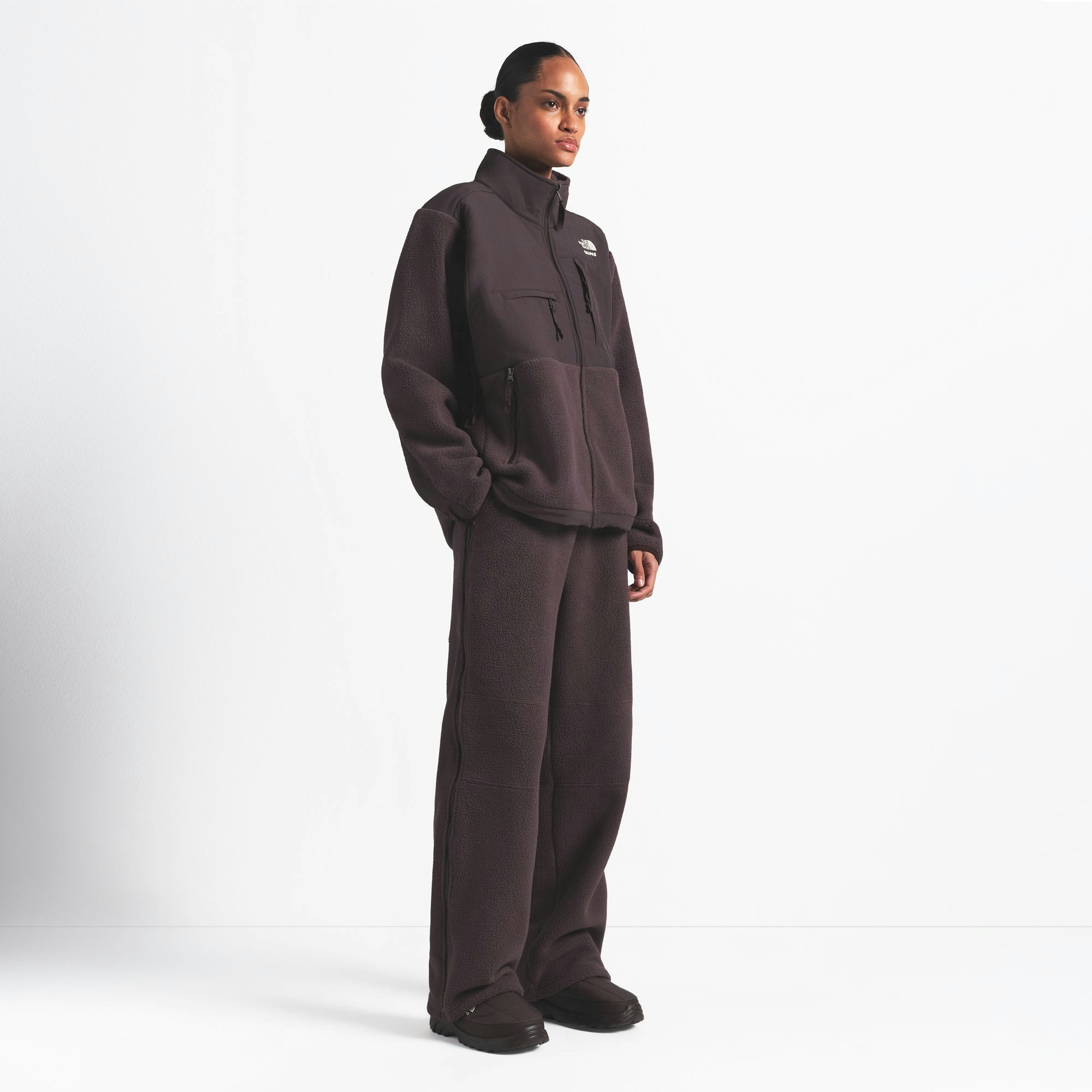 THE NORTH FACE X SKIMS 1995 DENALI FLEECE JACKET | PHOENIX ON A MODEL FRONT VIEW @ | FOCUS: 0.0, 1.0, 0.9