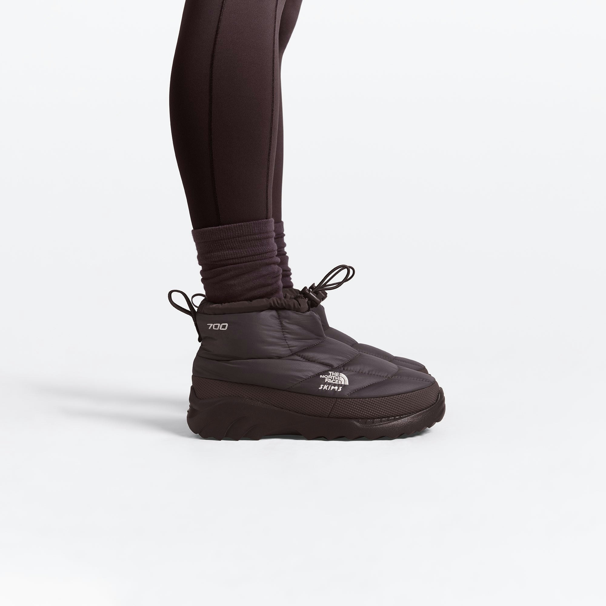 THE NORTH FACE X SKIMS NUPTSE TRACTION CHUKKA | PHOENIX ON A MODEL FRONT VIEW @ | FOCUS: 0.0, 1.0, 0.9