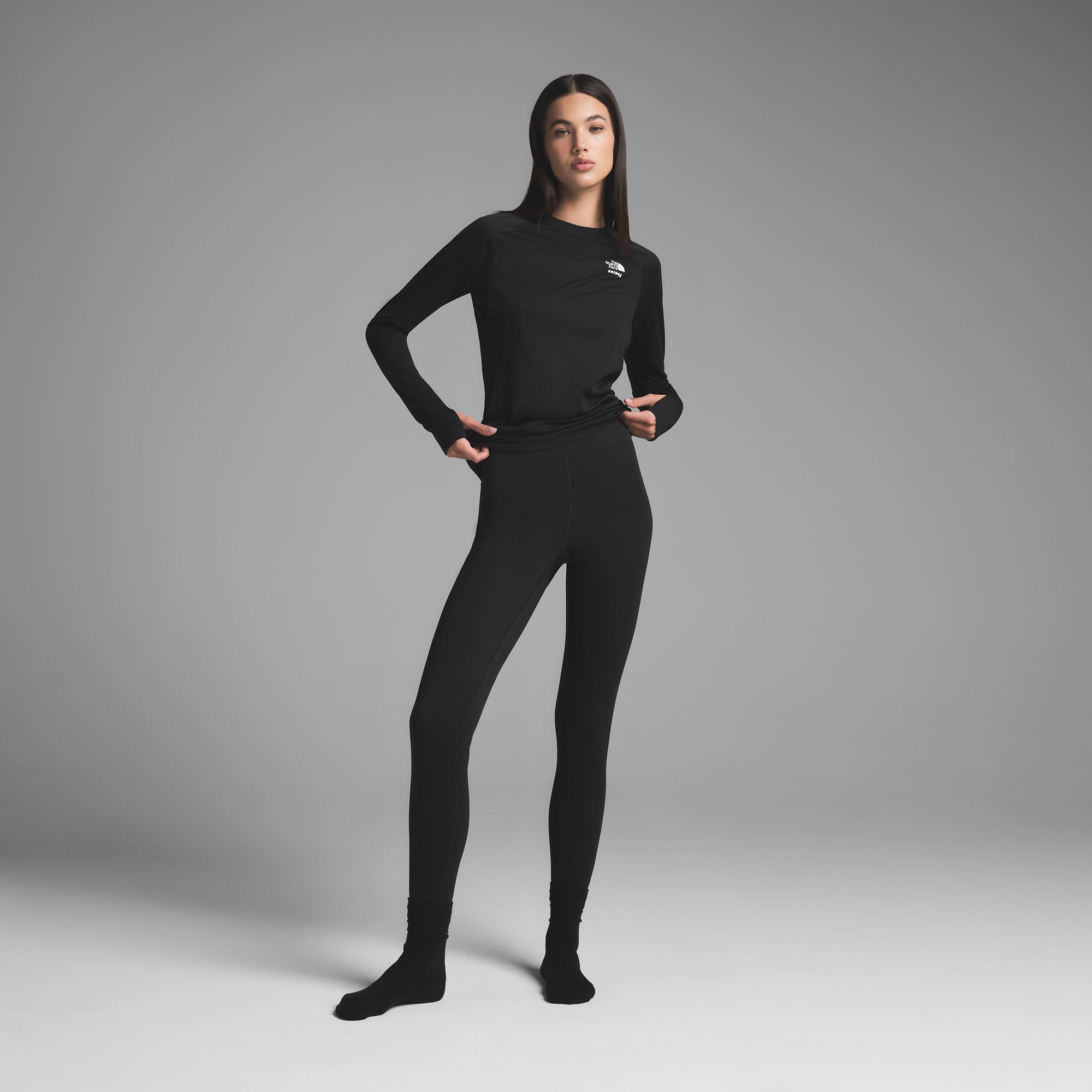 THE NORTH FACE X SKIMS DOTKNIT LEGGING | ONYX | XS