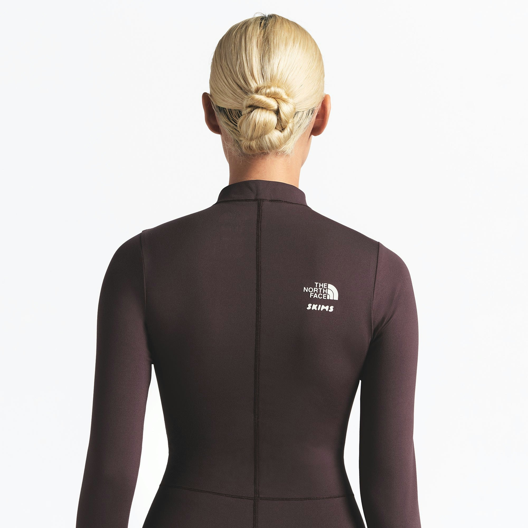 THE NORTH FACE X SKIMS REFINA BODYSUIT | PHOENIX ON A MODEL FRONT VIEW @ | FOCUS: 0.0, 1.0, 0.9