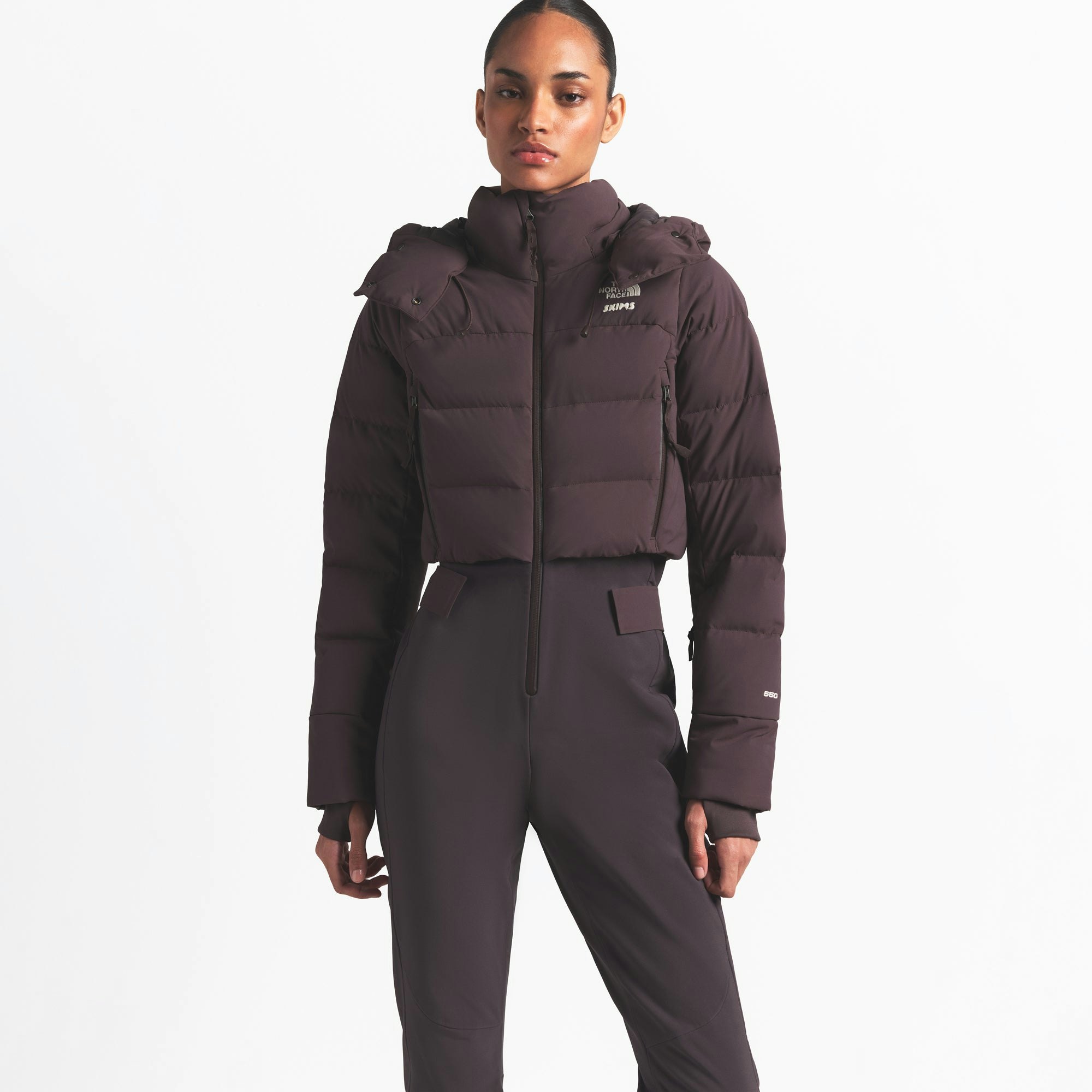 THE NORTH FACE X SKIMS OFF THE CLOCK ONE PIECE | PHOENIX ON A MODEL FRONT VIEW @ | FOCUS: 0.0, 1.0, 0.9