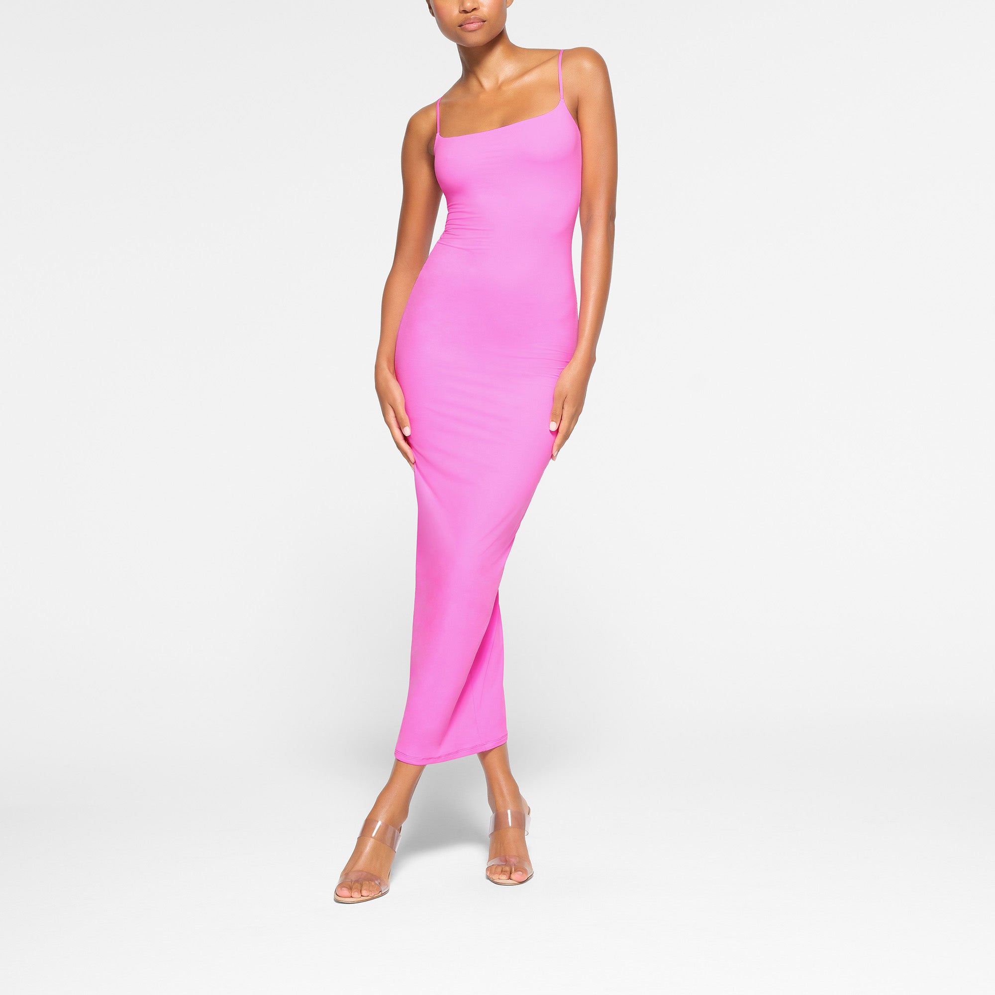 Skims Soft Lounge Long Slip Dress - Orchid - buy XS