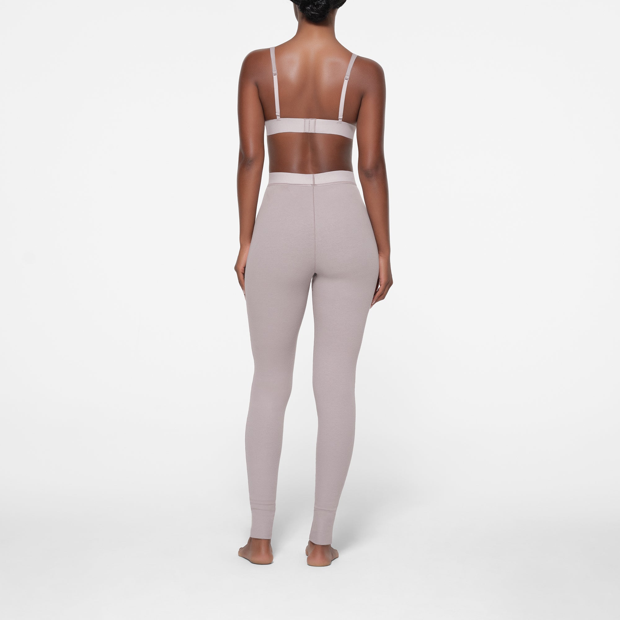 【関税込み】SKIMS グレー Cotton Rib レギンス COTTON RIB LEGGING | LIGHT HEATHER GREY