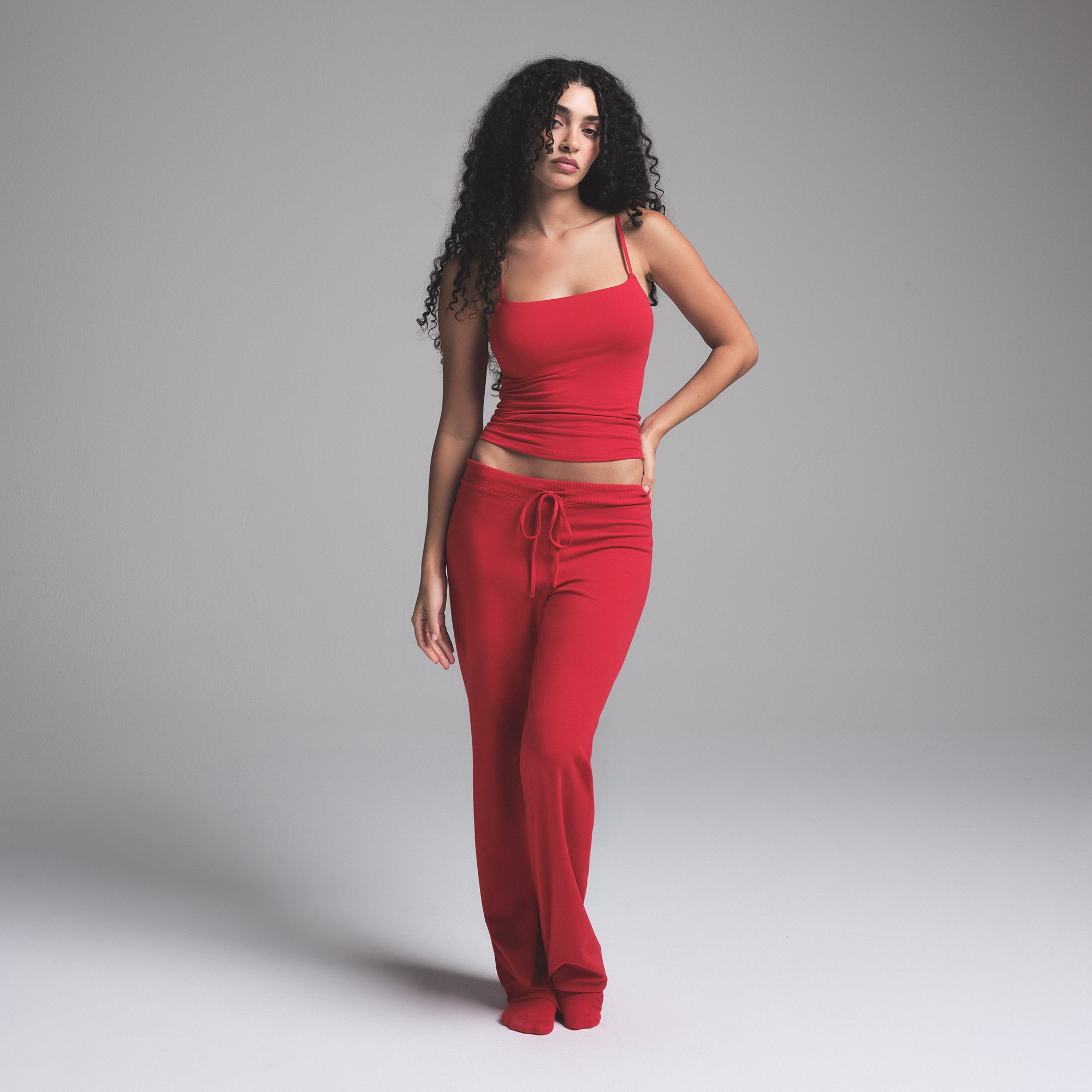 Flannel tank top and pants lounge set outlet