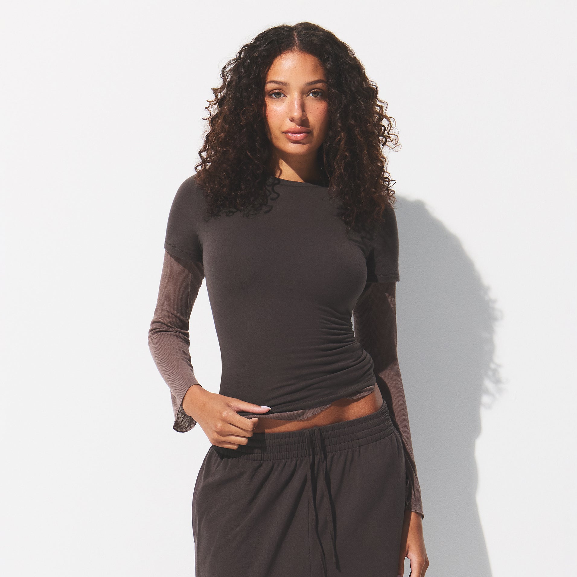 COTTON JERSEY T-SHIRT | IRON | SKIMS