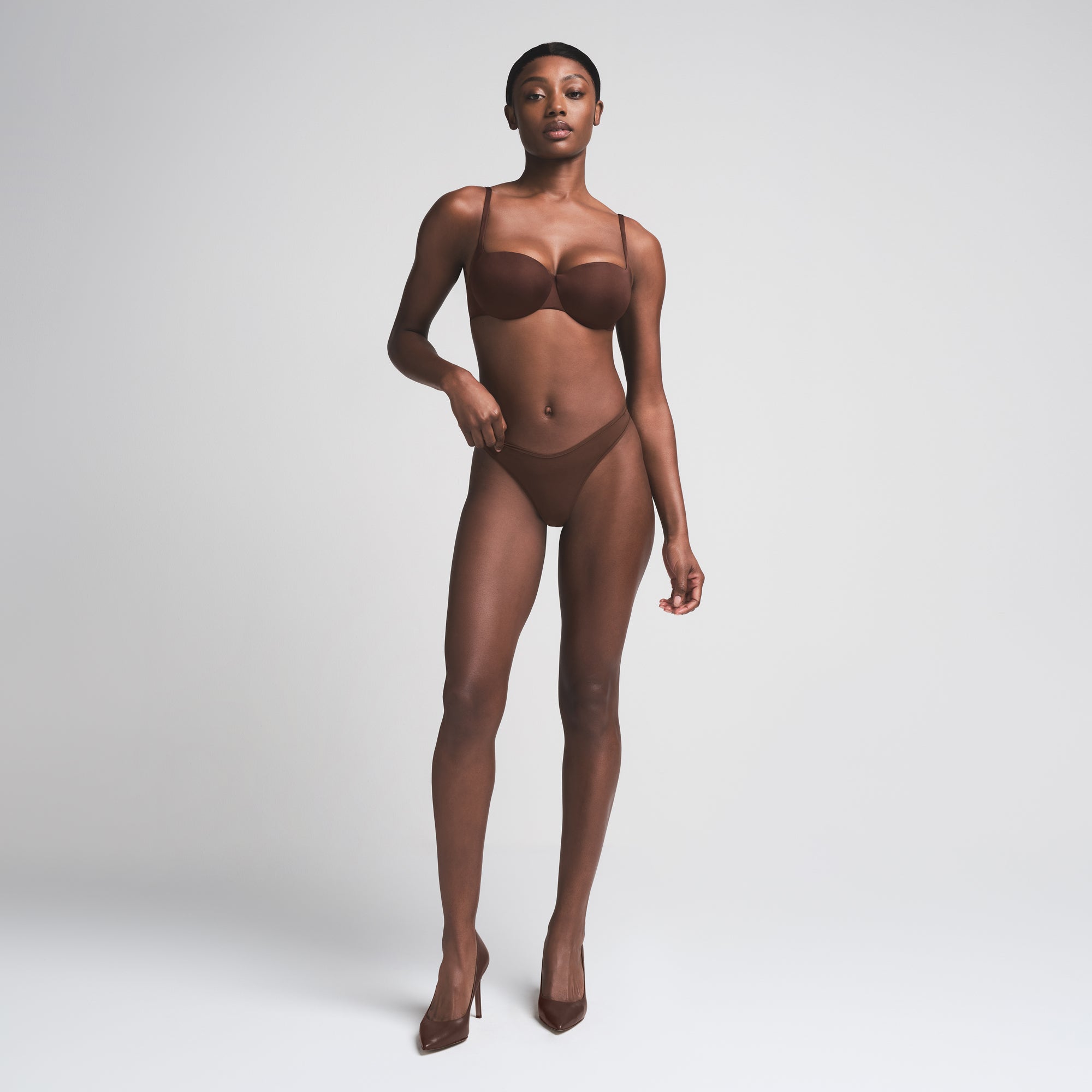 SKIMS ULTIMATE BALCONETTE PUSH-UP BRA | COCOA