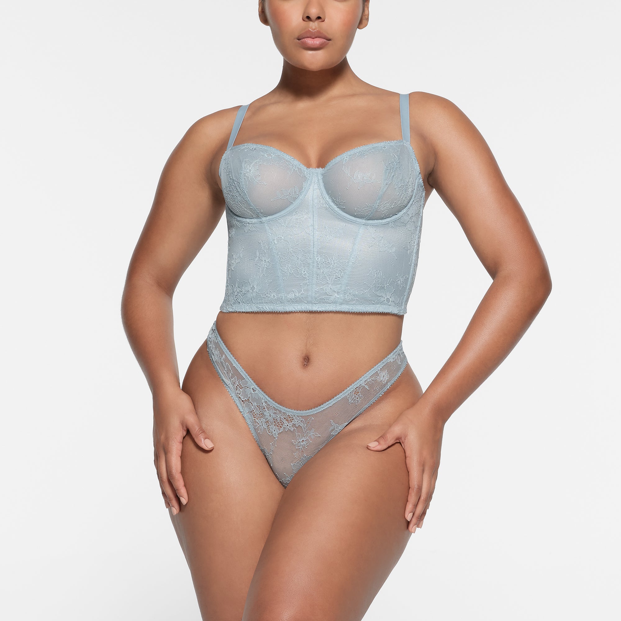 ULTRA FINE LACE CORSET | ONYX