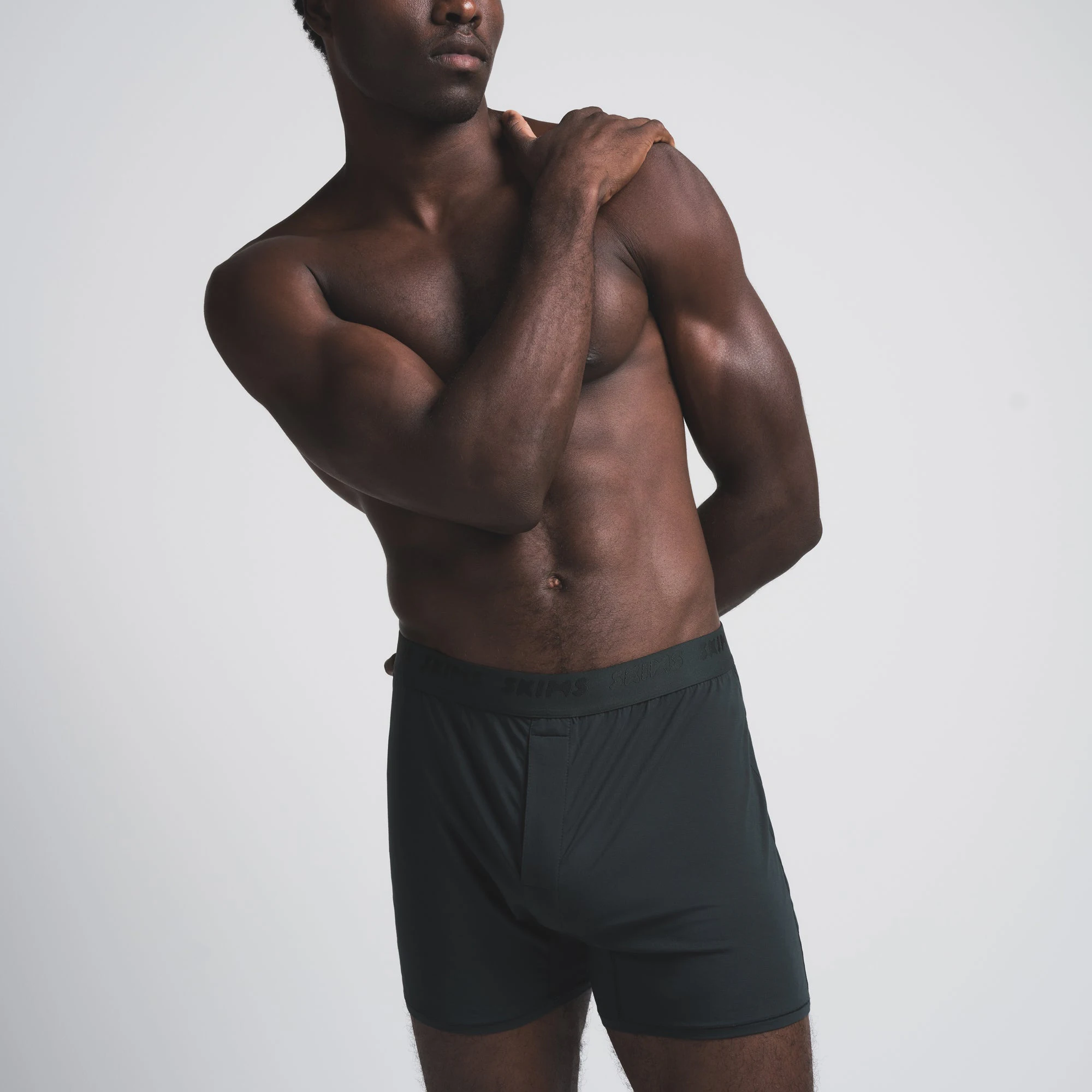 SKIMS STRETCH MENS KNIT BOXER 3-PACK | CYPRESS MULTI ADDITIONAL FABRIC DETAILS