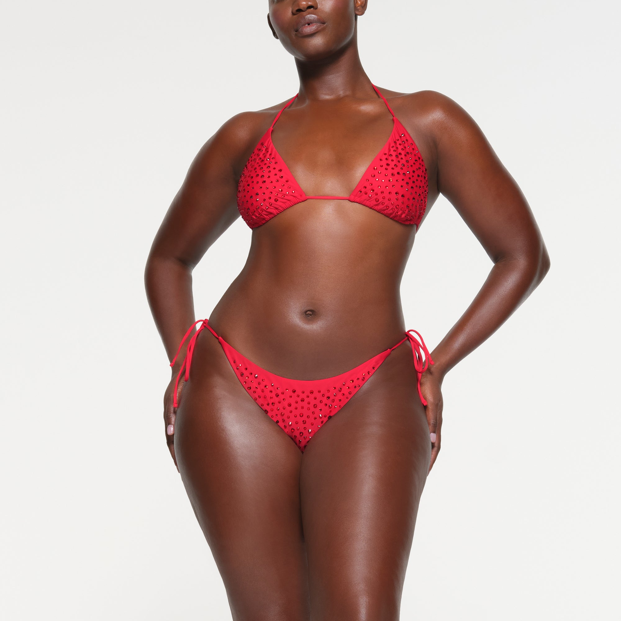 Red bikini swimsuit shop