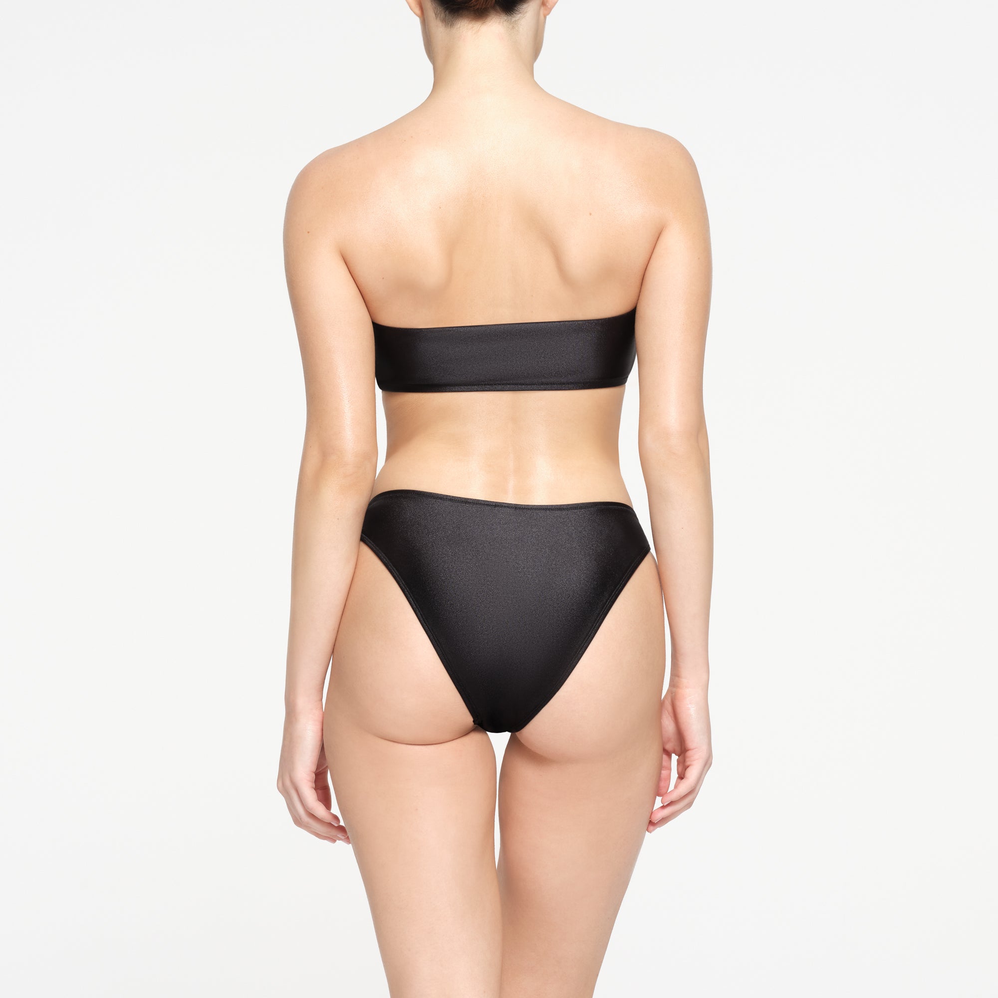 SHINE SWIM DIPPED BIKINI BOTTOM | ONYX