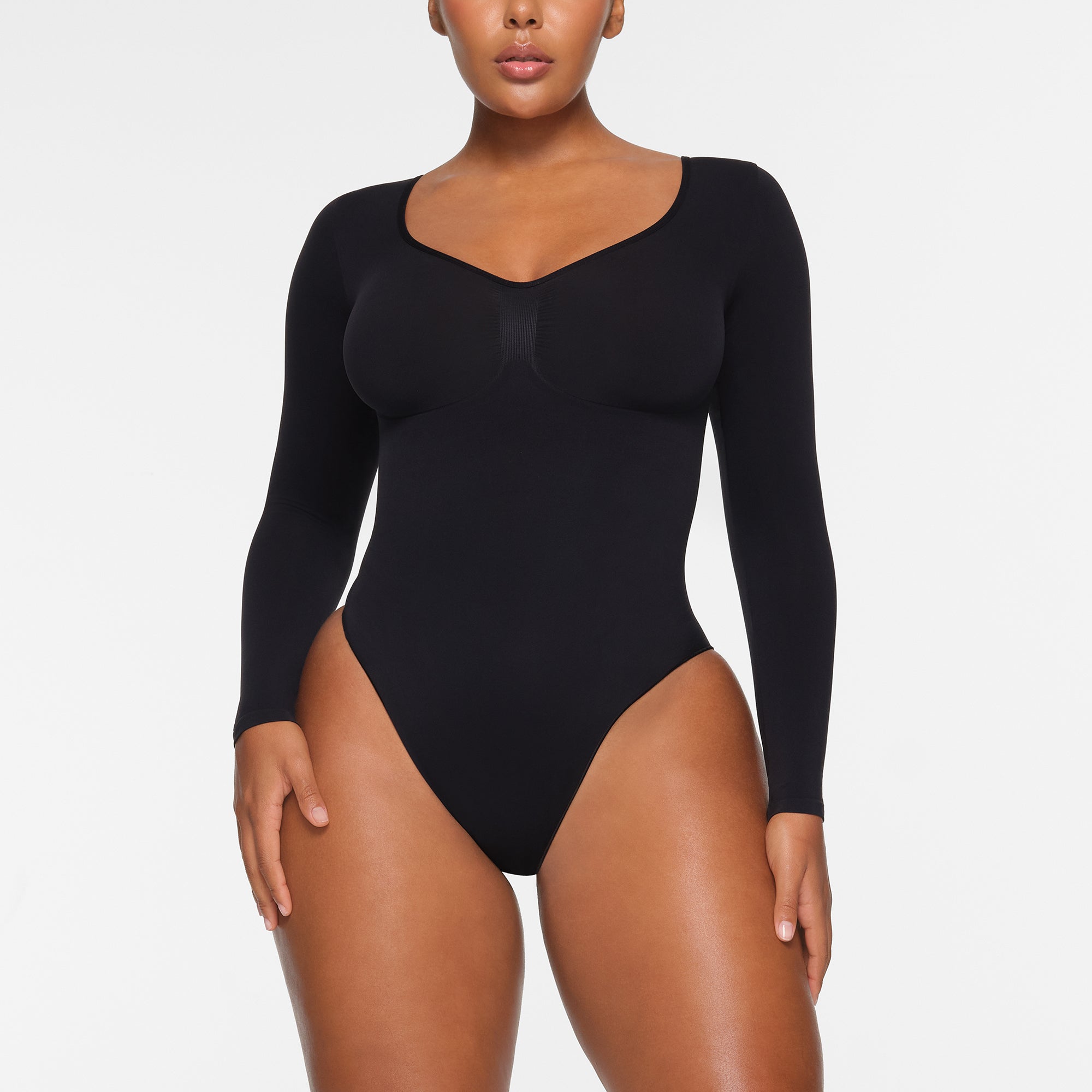 Long sleeve backless bodysuit sales