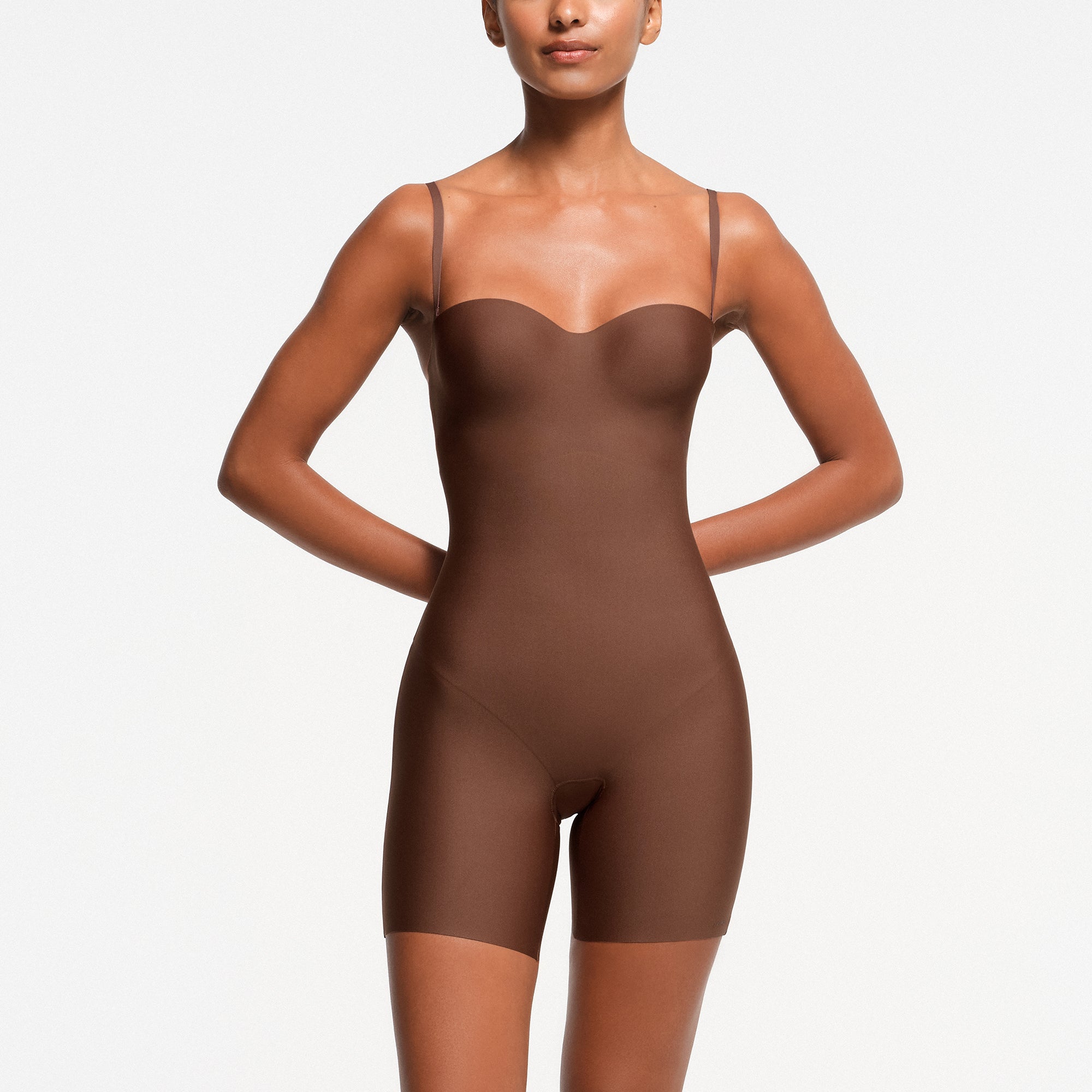 SKIMS BODY CORE SCULPT UNDERWIRE MID THIGH BODYSUIT | JASPER