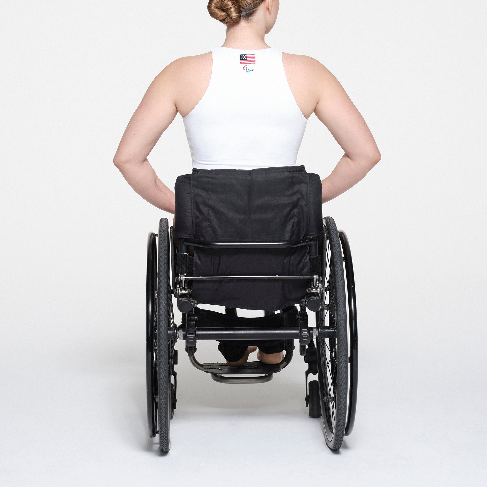 SKIMS FOR TEAM USA COTTON JERSEY PARALYMPIC HIGH NECK