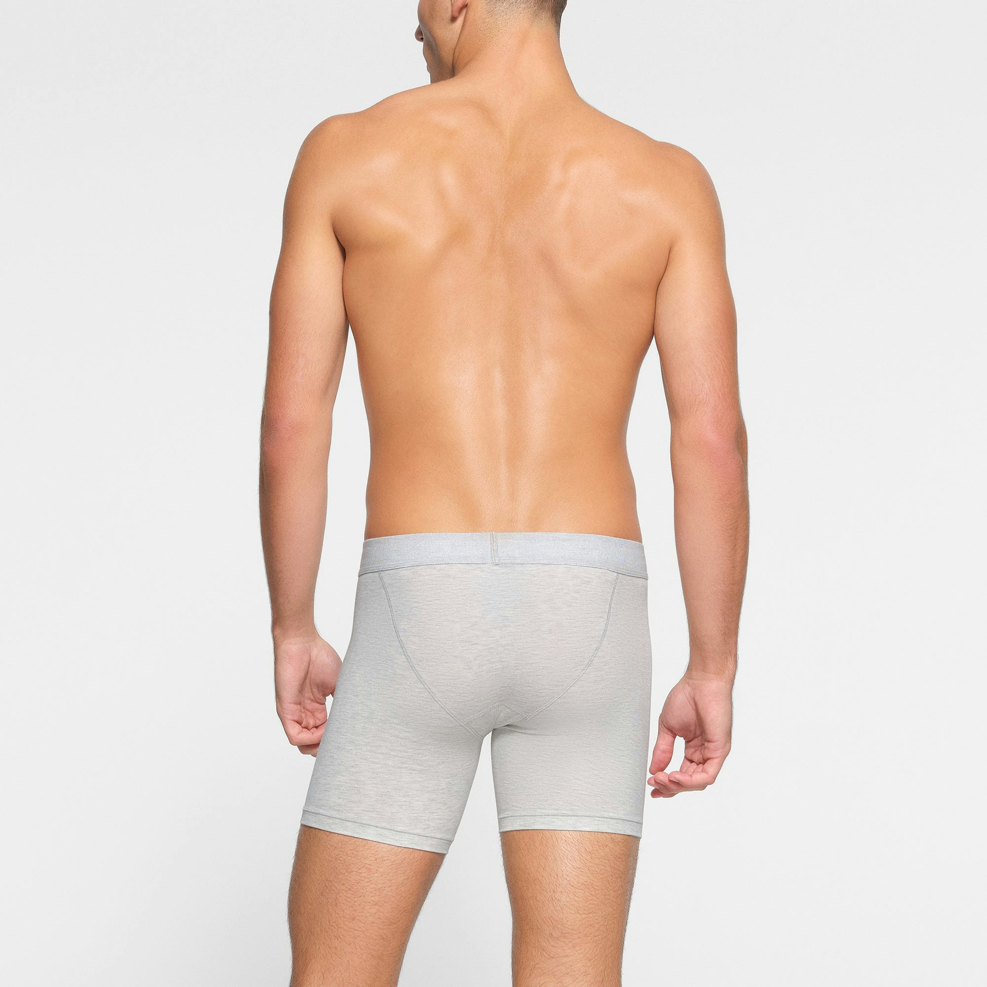 SKIMS COTTON MENS 5" BOXER BRIEF 3-PACK | ONYX