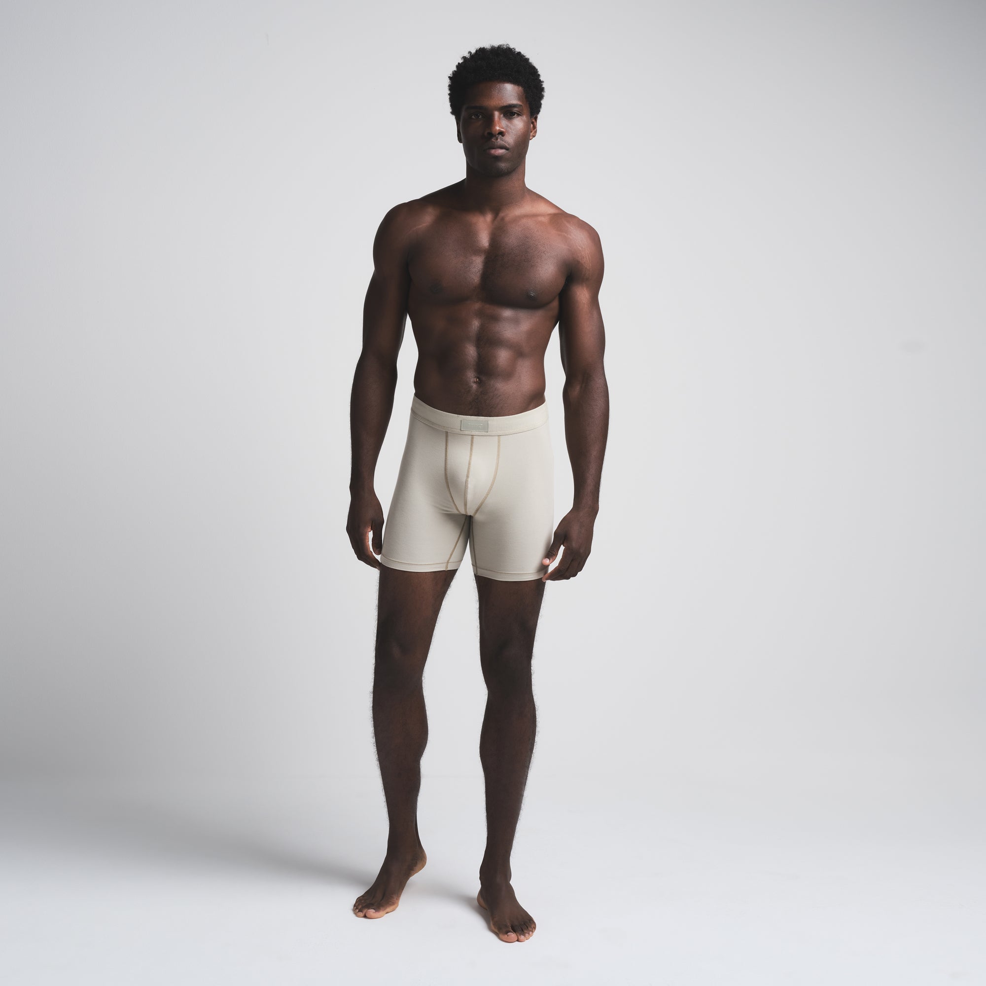 SKIMS COTTON MENS 5 BOXER BRIEF 3 PACK AGATE MULTI