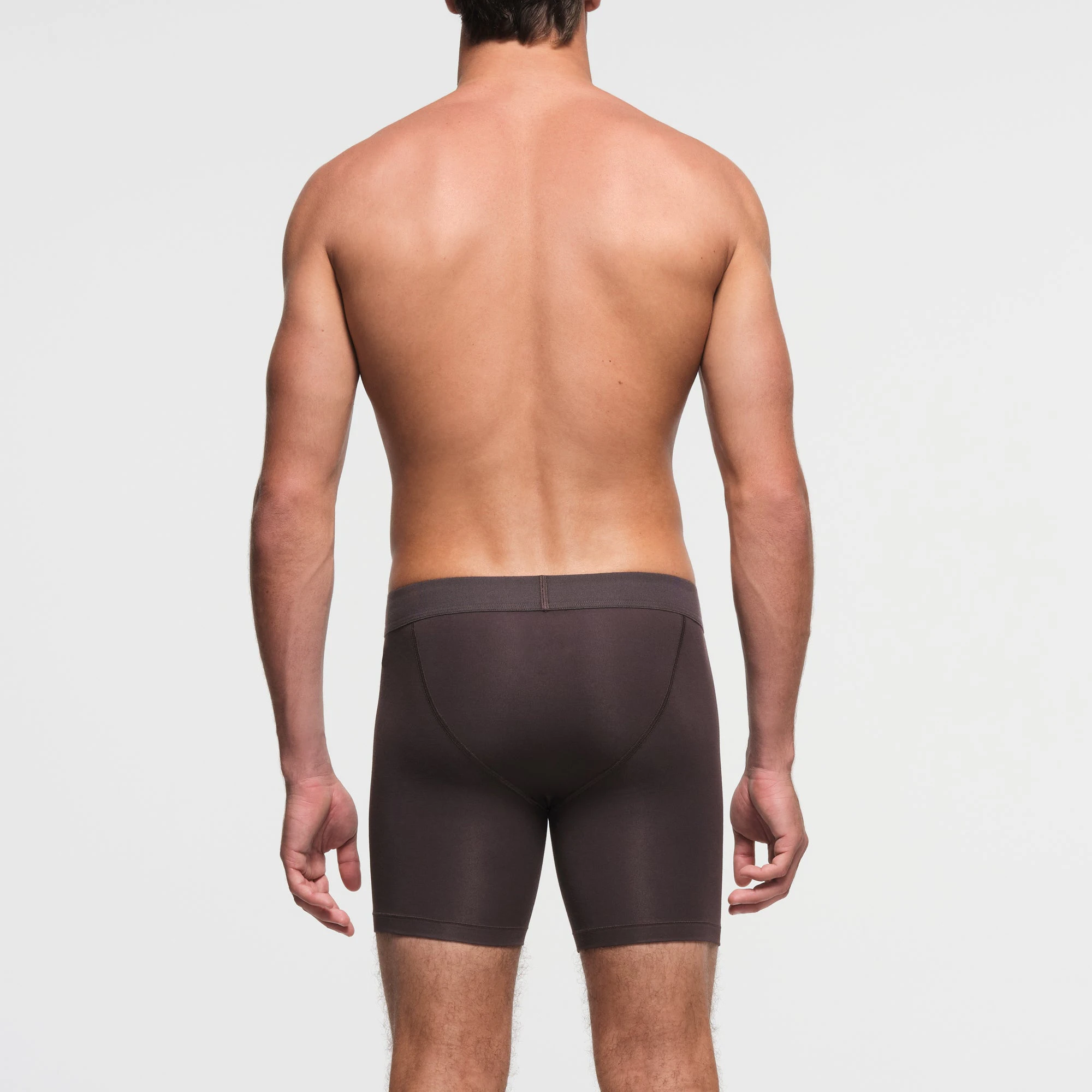 SKIMS COTTON MENS 5" BOXER BRIEF 3-PACK | PHOENIX MULTI ON A MODEL BACK VIEW