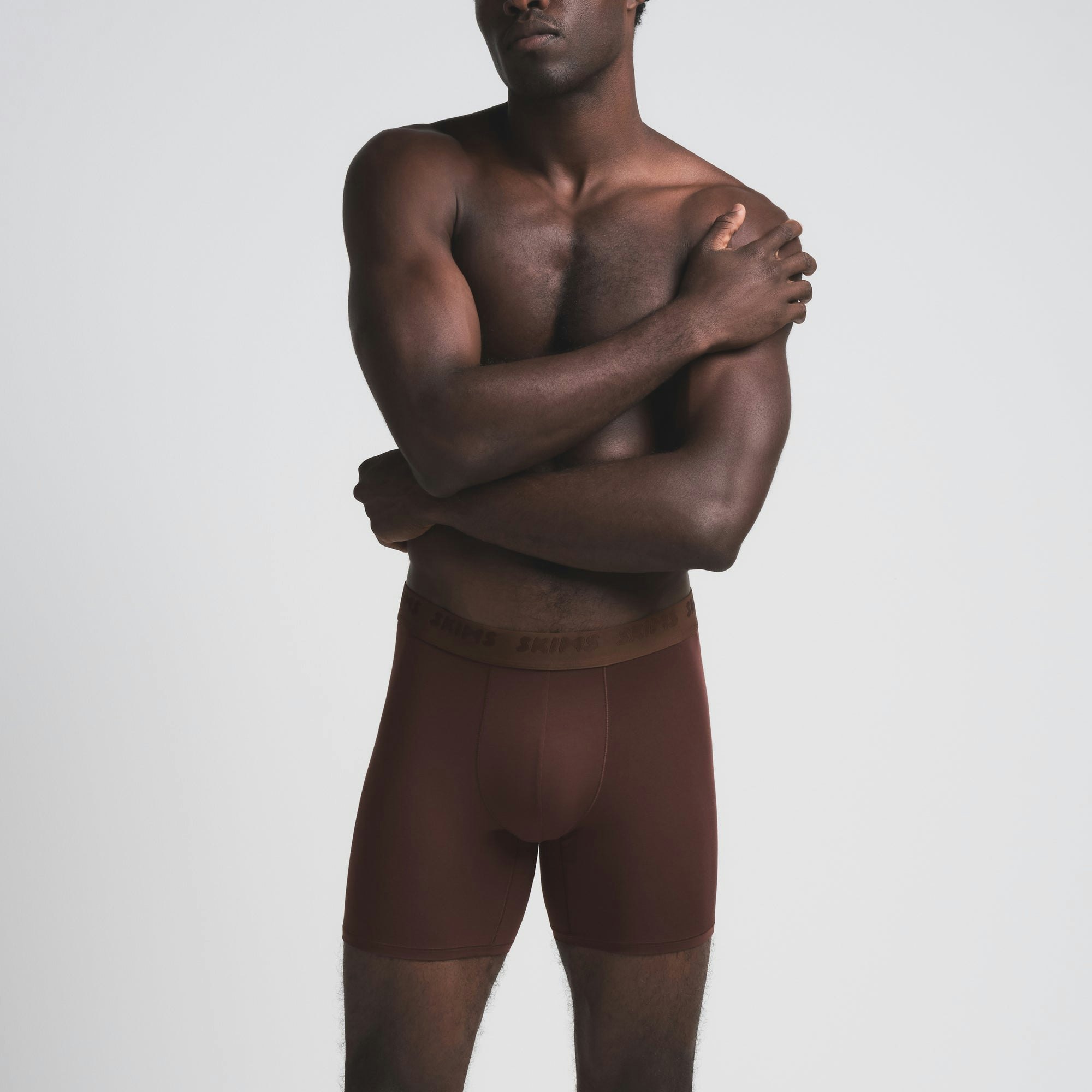 SKIMS STRETCH MENS 5" BOXER BRIEF 5-PACK | COCOA MULTI ADDITIONAL FABRIC DETAILS