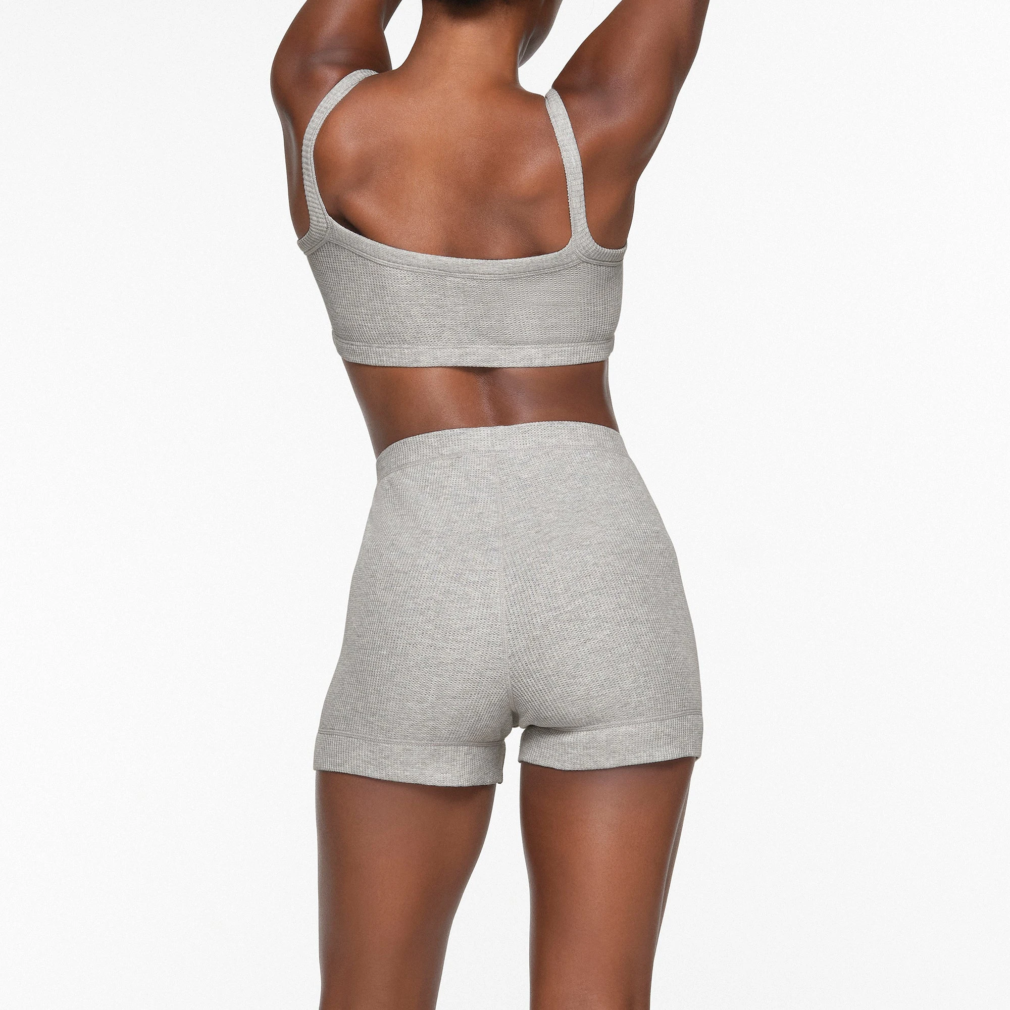 WAFFLE BOXER ON A MODEL BACK VIEW