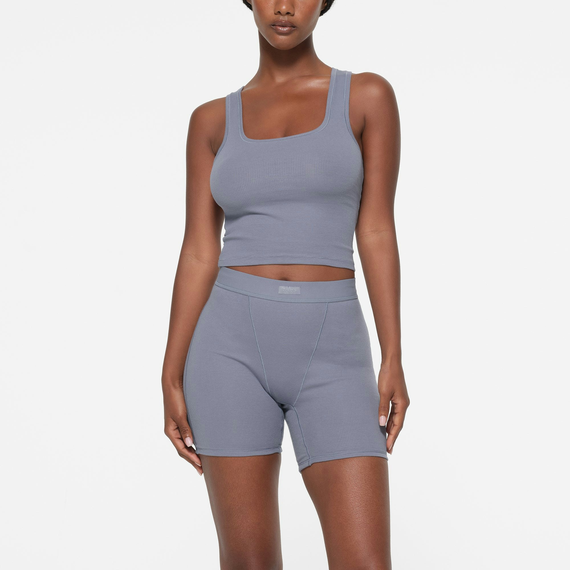 COTTON RIB BOXER 3-PACK | LOLLIPOP MULTI ON A MODEL FRONT VIEW