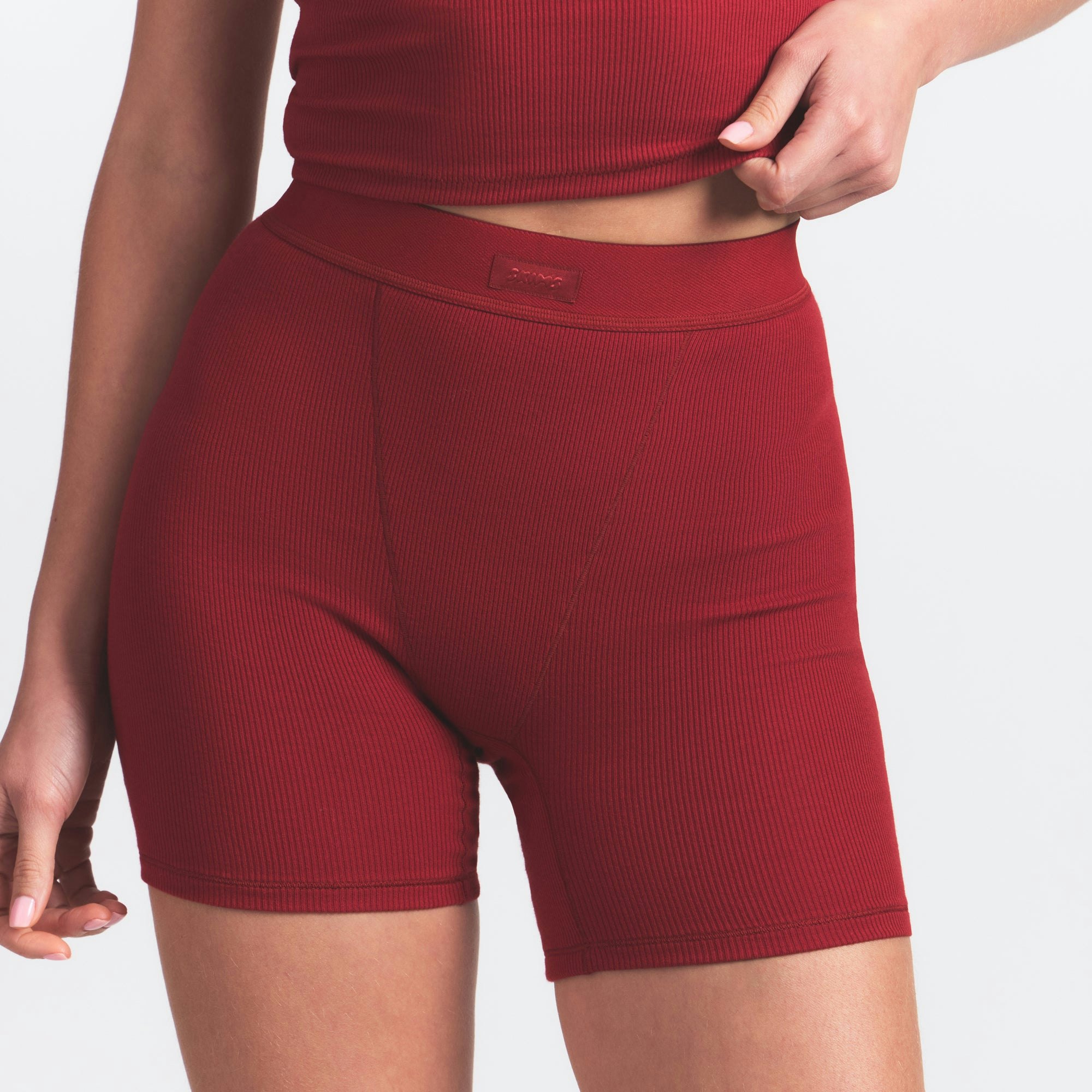 COTTON RIB BOXER 3-PACK | MARBLE CANDY MULTI ON A MODEL SIDE VIEW @ | FOCUS: 0.0, 1.0, 0.9