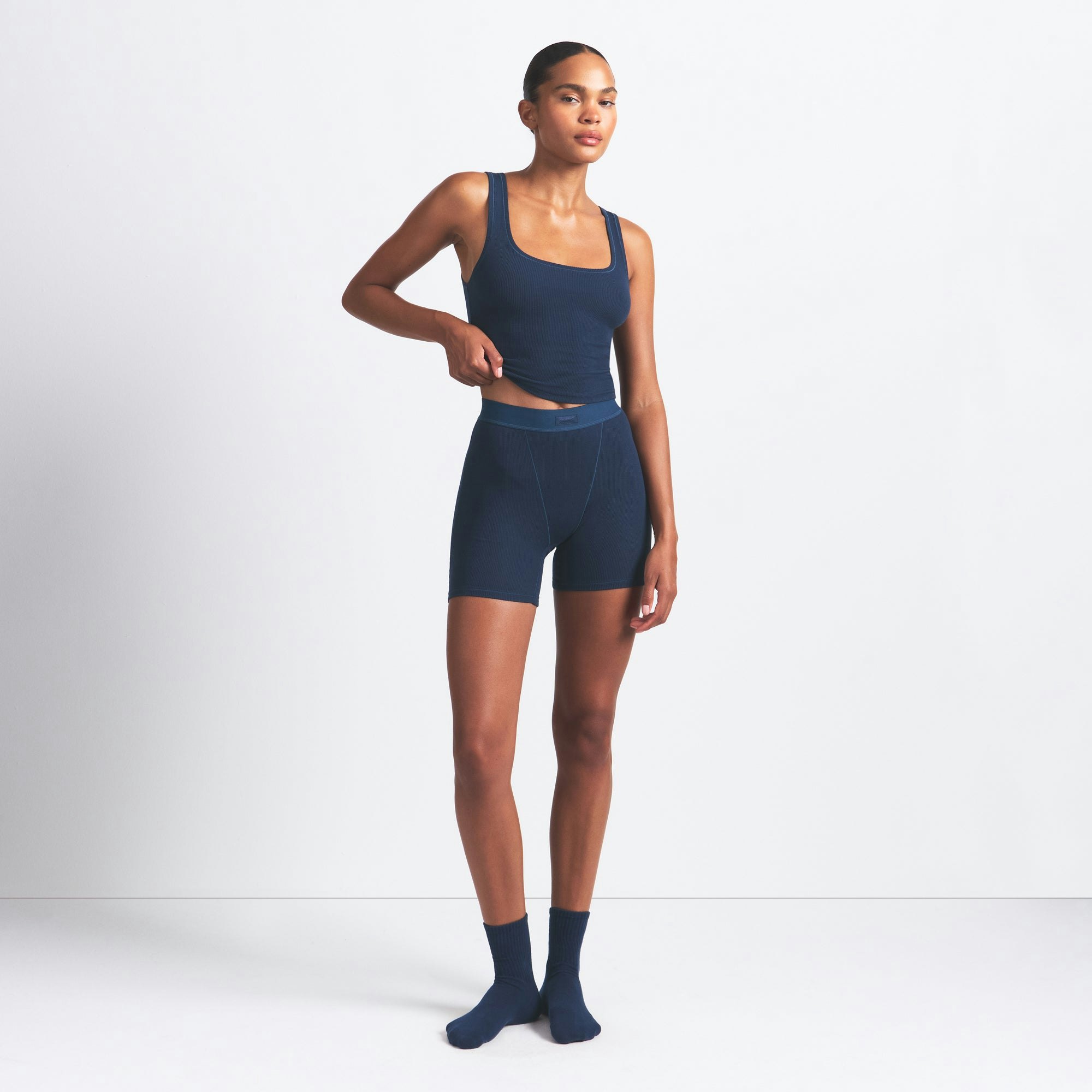 COTTON RIB BOXER 3-PACK | ZEN BABY DEER MULTI ON A MODEL FRONT VIEW @ | FOCUS: 0.0, 1.0, 0.9