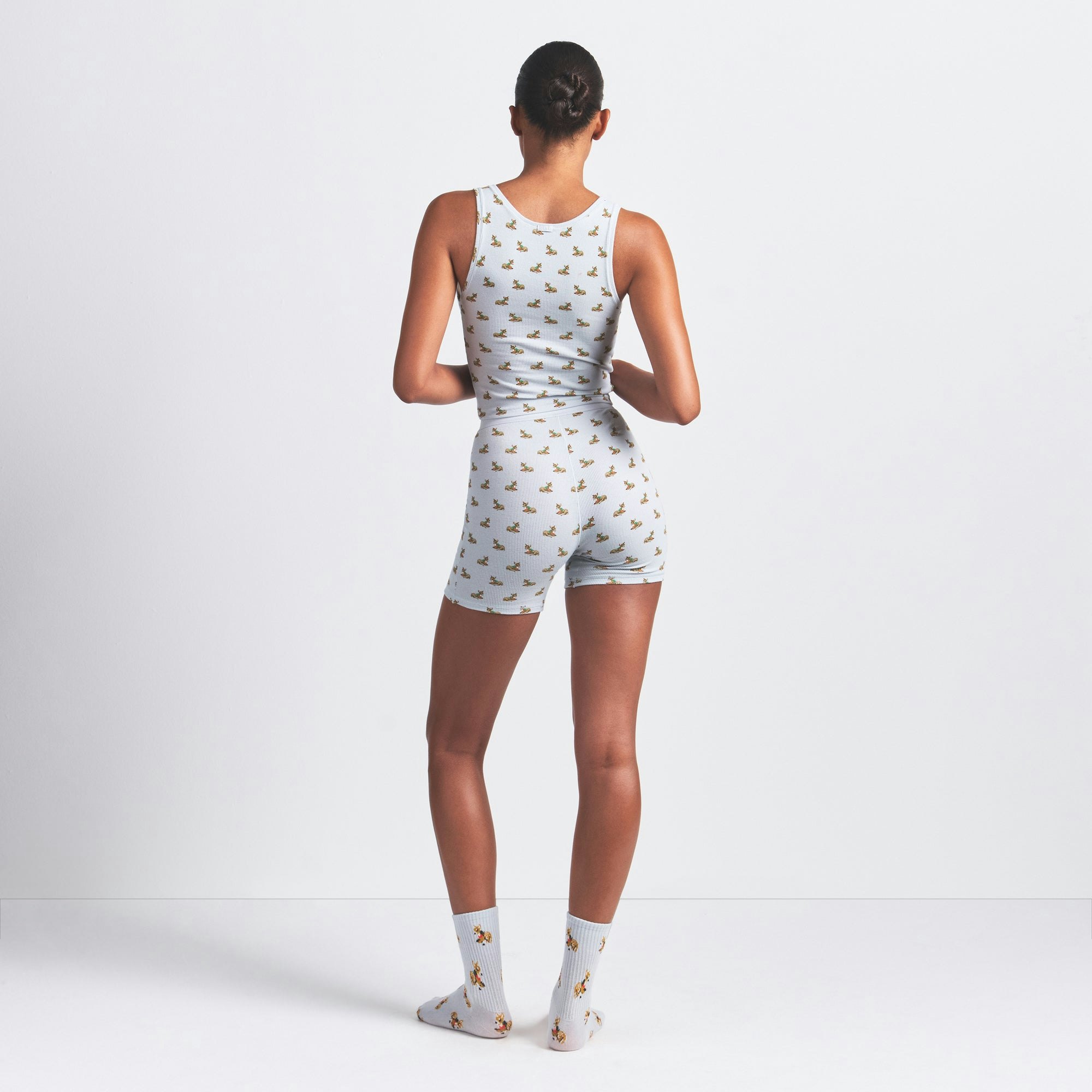 COTTON RIB BOXER 3-PACK | ZEN BABY DEER MULTI ON A MODEL FRONT VIEW @ | FOCUS: 0.0, 1.0, 0.9