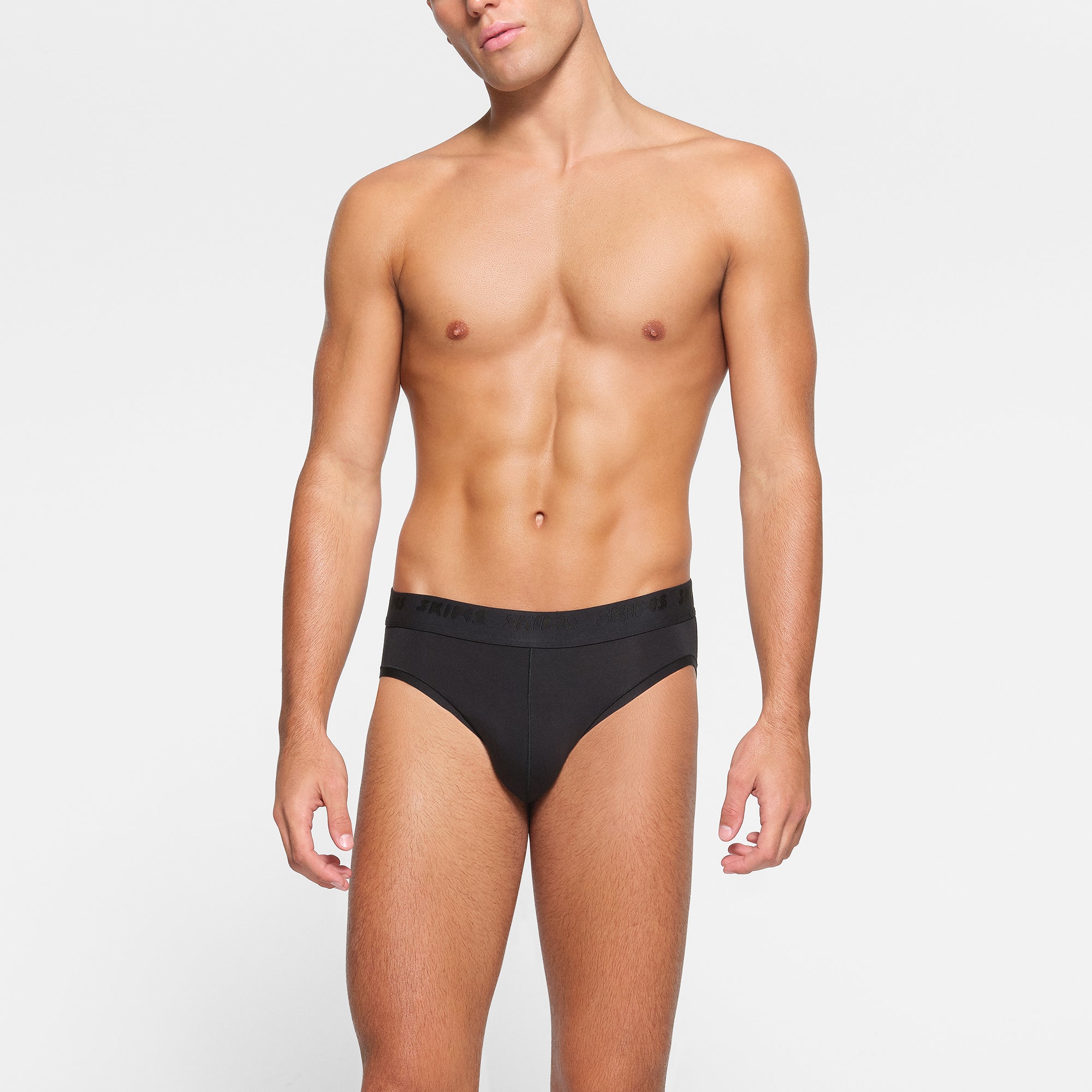 【SKIMS】and cotton-blend jersey boxer ショーツ - onyx DOLCE&GABBANA X SKIMS COTTON JERSEY BOXER | ONYX