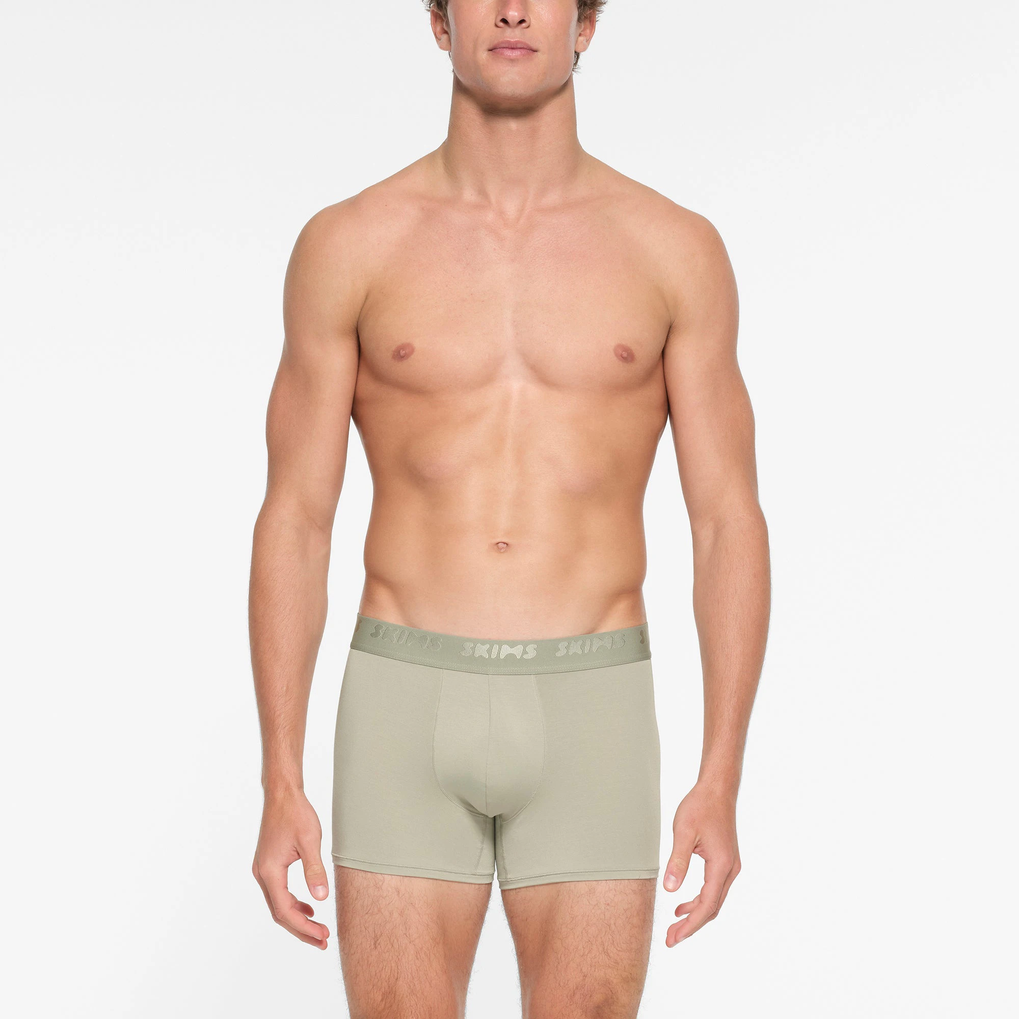 SKIMS STRETCH MENS 3" BOXER BRIEF 3-PACK | TALC MULTI