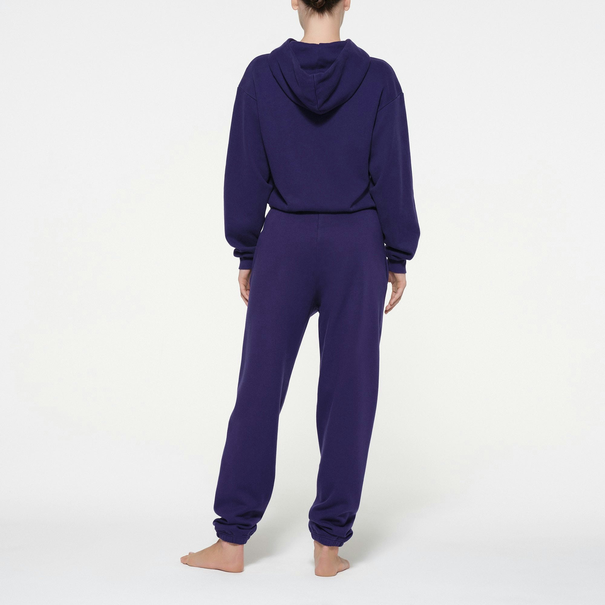 COTTON FLEECE CLASSIC JOGGER | CONCORD ON A MODEL BACK VIEW