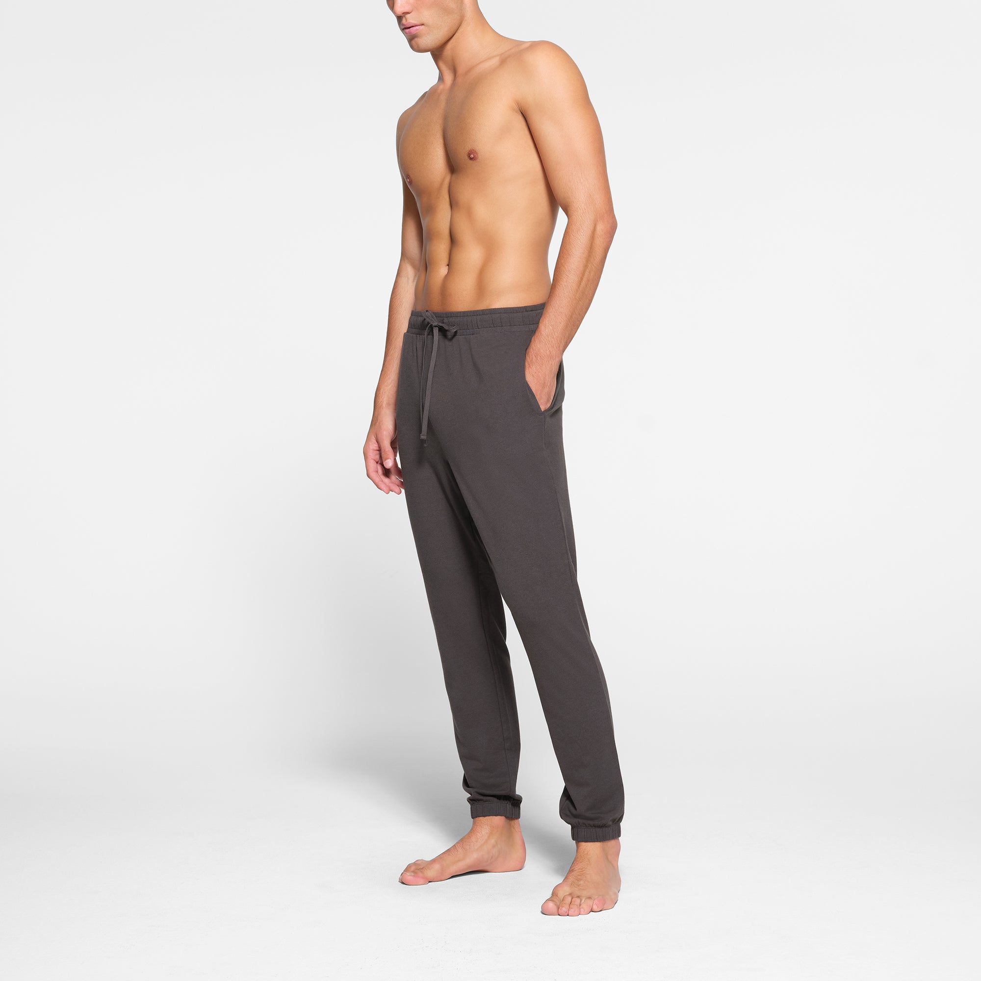 JERSEY LOUNGE MENS JOGGER ASH XS