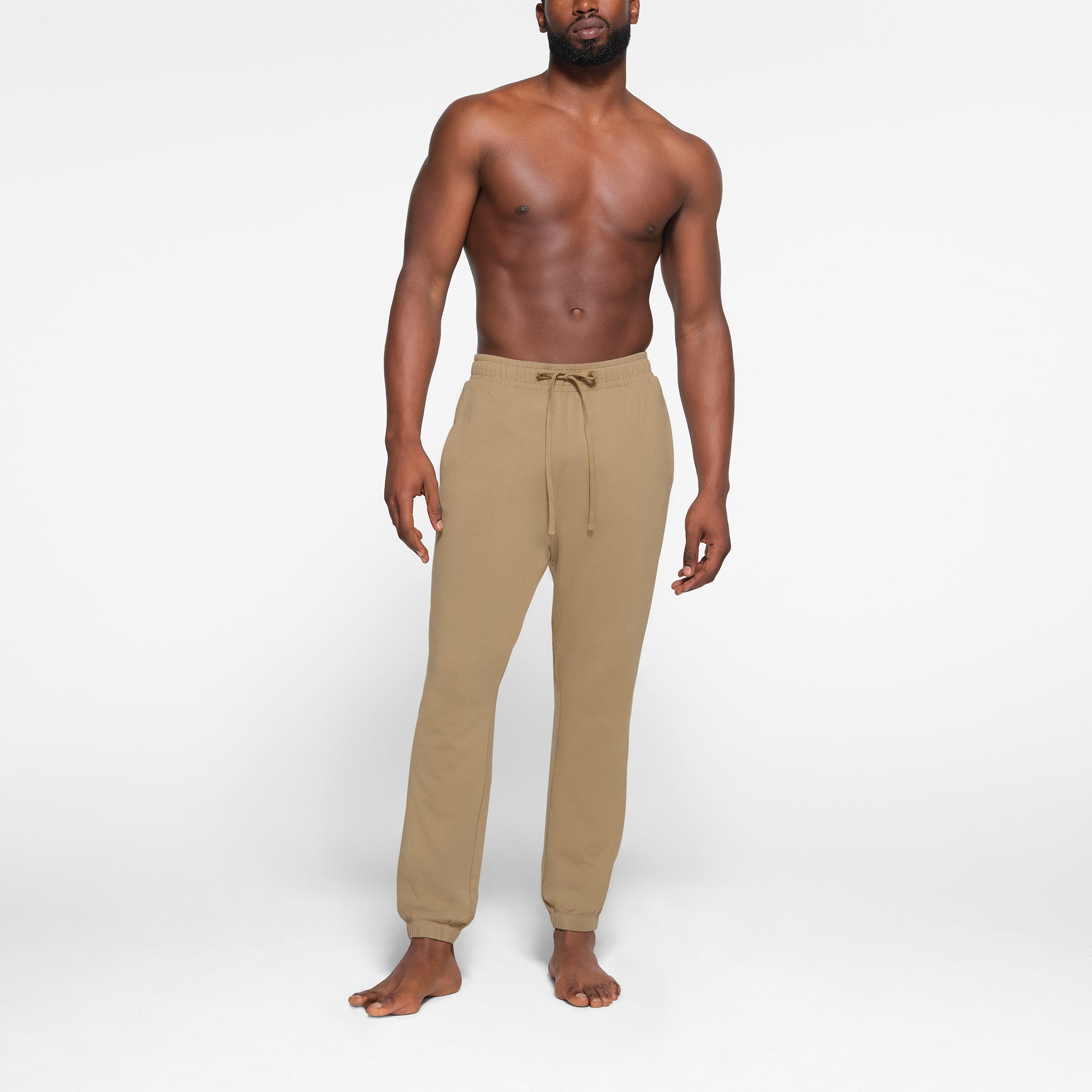 JERSEY LOUNGE MENS JOGGER KHAKI XS