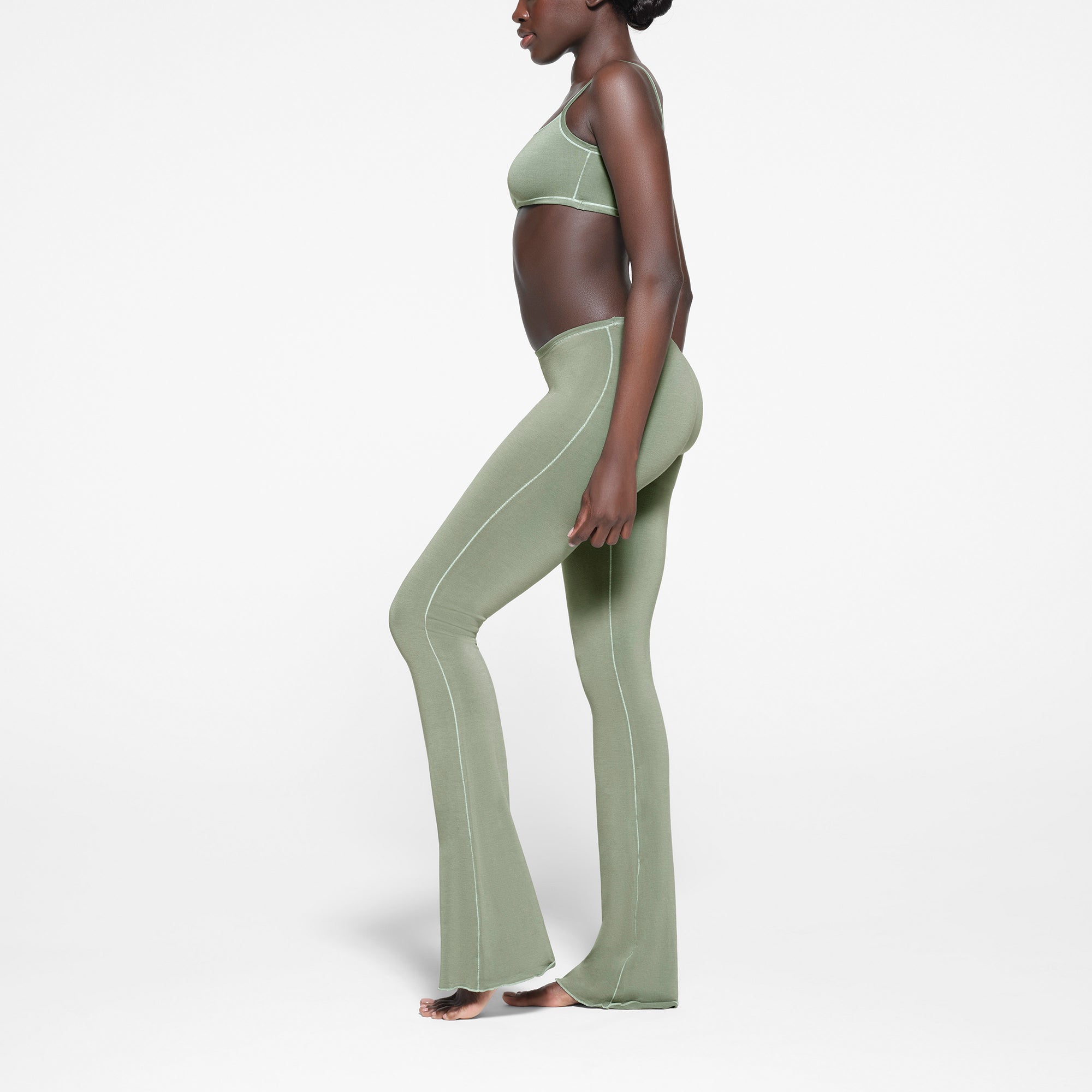 SEAMLESS MODAL FLARE LEGGING | MINERAL | XXS/XS