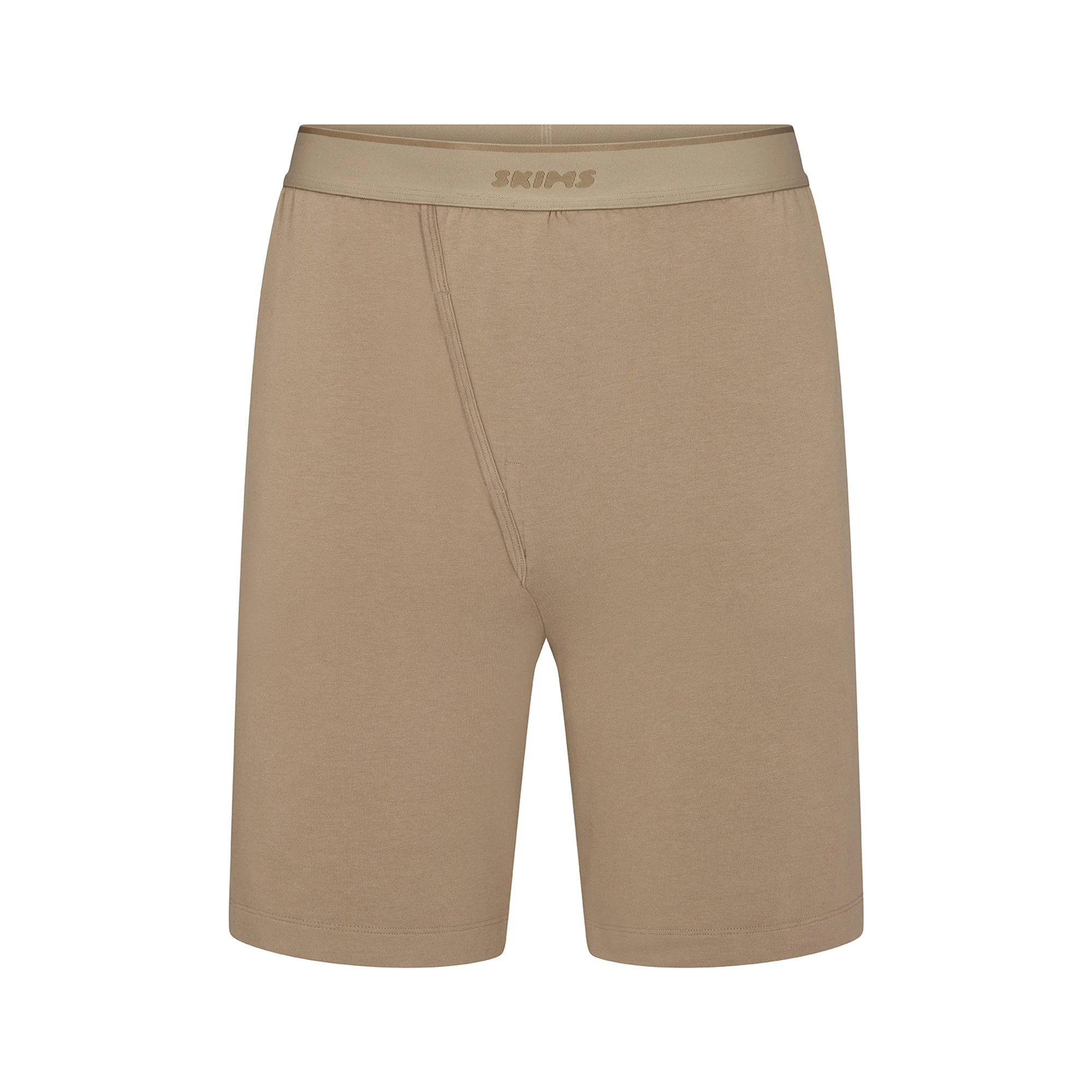 JERSEY SLEEP MENS SHORT | DESERT (MENS SHORTS, MENS BOTTOMS) FLAT ON A WHITE BACKGROUND | FLT