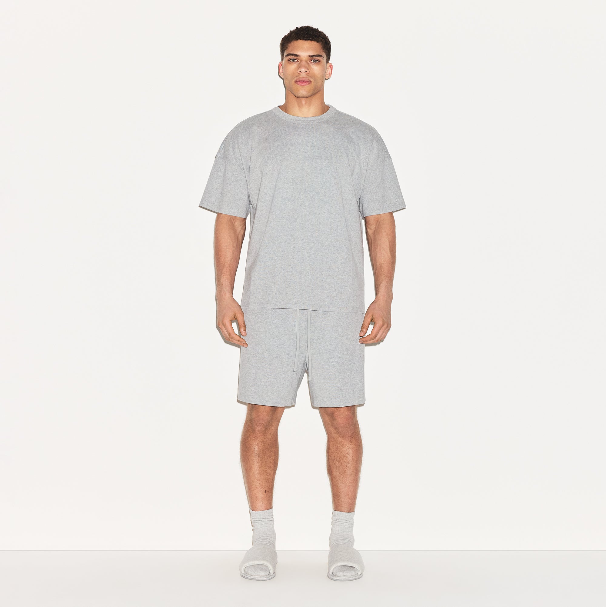 【あす楽対応】 JERSEY LOUNGE MENS RELAXED SHORT | HEATHER GREY メンズウェア