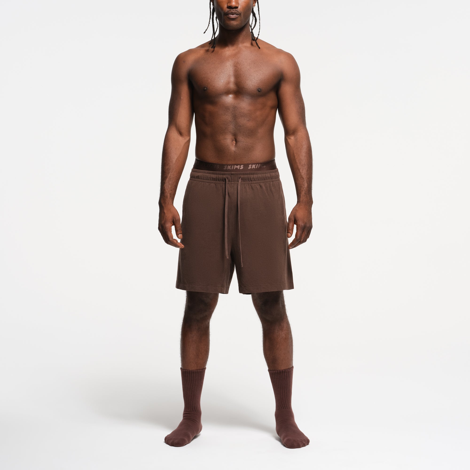 パンツ COMFORTABLE REASON Lounge Shorts Brown COMFORTABLE REASON Lounge Shorts Brown ② - メルカリ