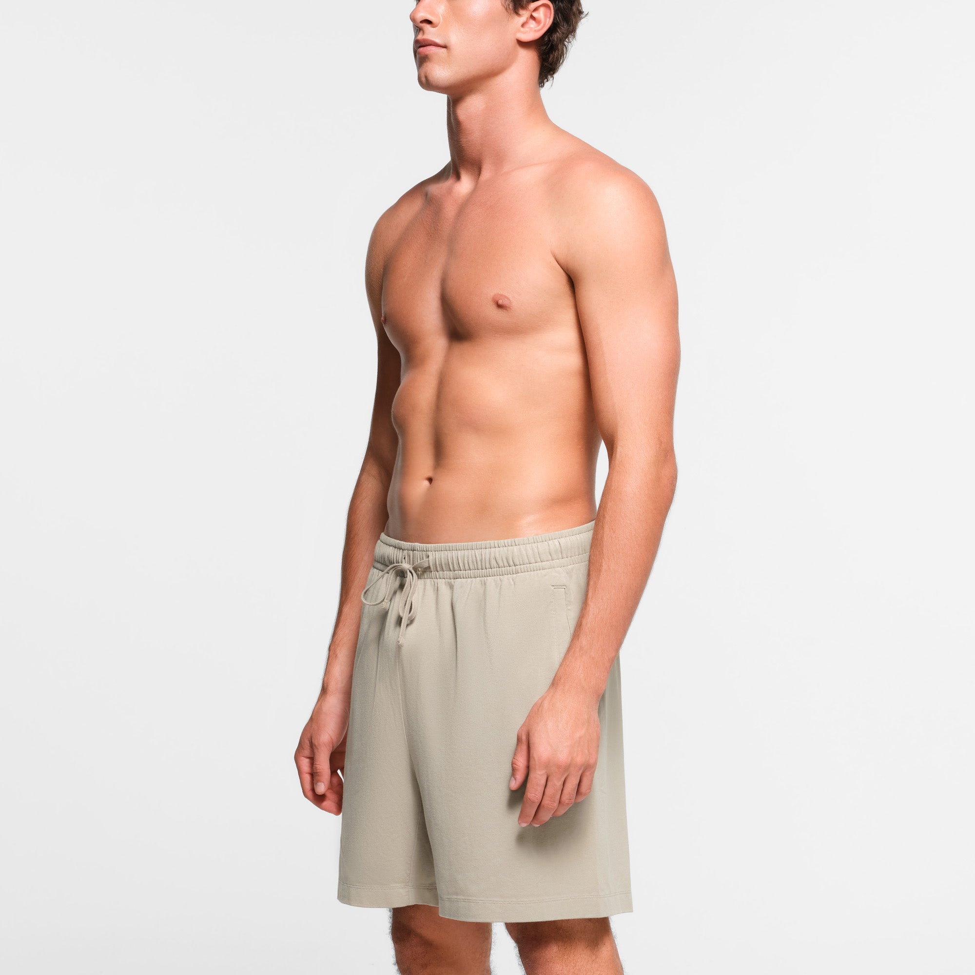 JERSEY LOUNGE MENS RELAXED SHORT | SHALE | XS