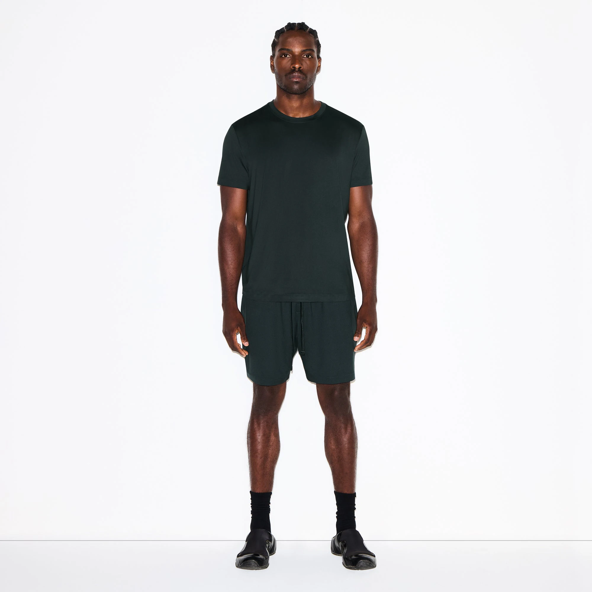 OUTDOOR JERSEY MENS CLASSIC SHORT | TINT ON A MODEL FRONT VIEW @ | FOCUS: 0.0, 1.0, 0.9