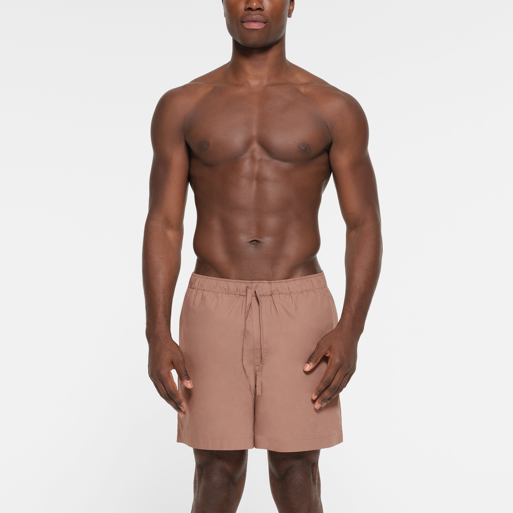 Mens poplin sleep shorts online