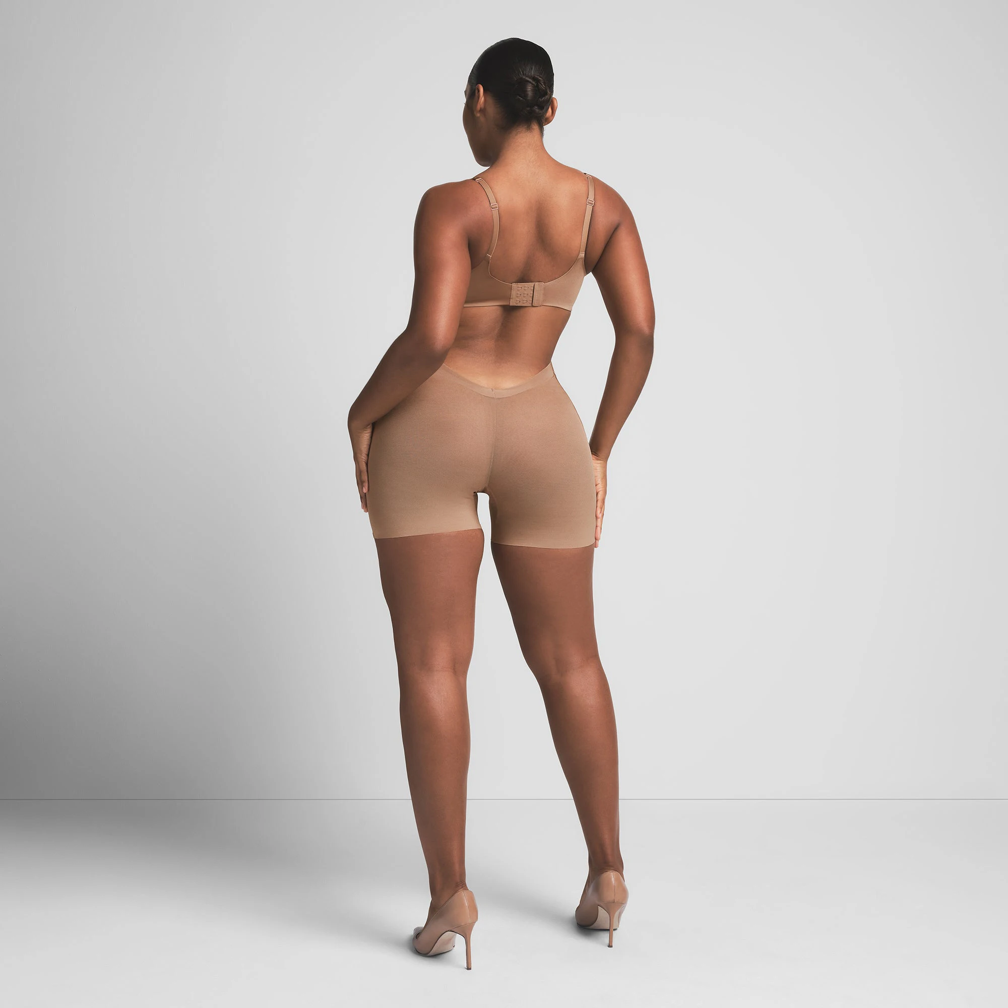 skims shapewear for backless dress SKIMS Seamless Sculpt Strapless Shortie Bodysuit
