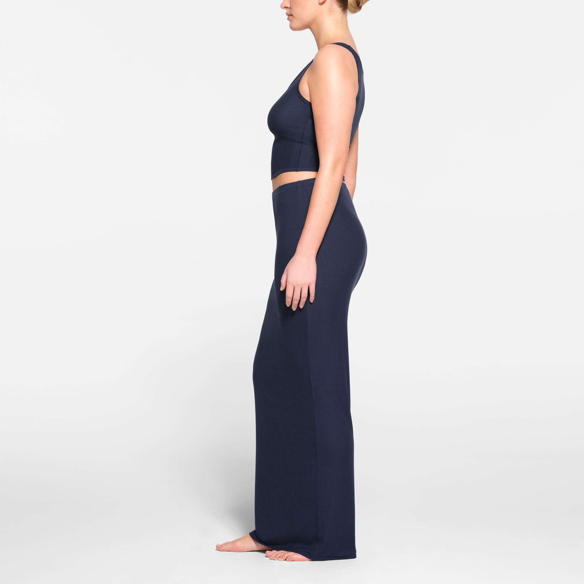 Navy soft utility skirt 315-031 top