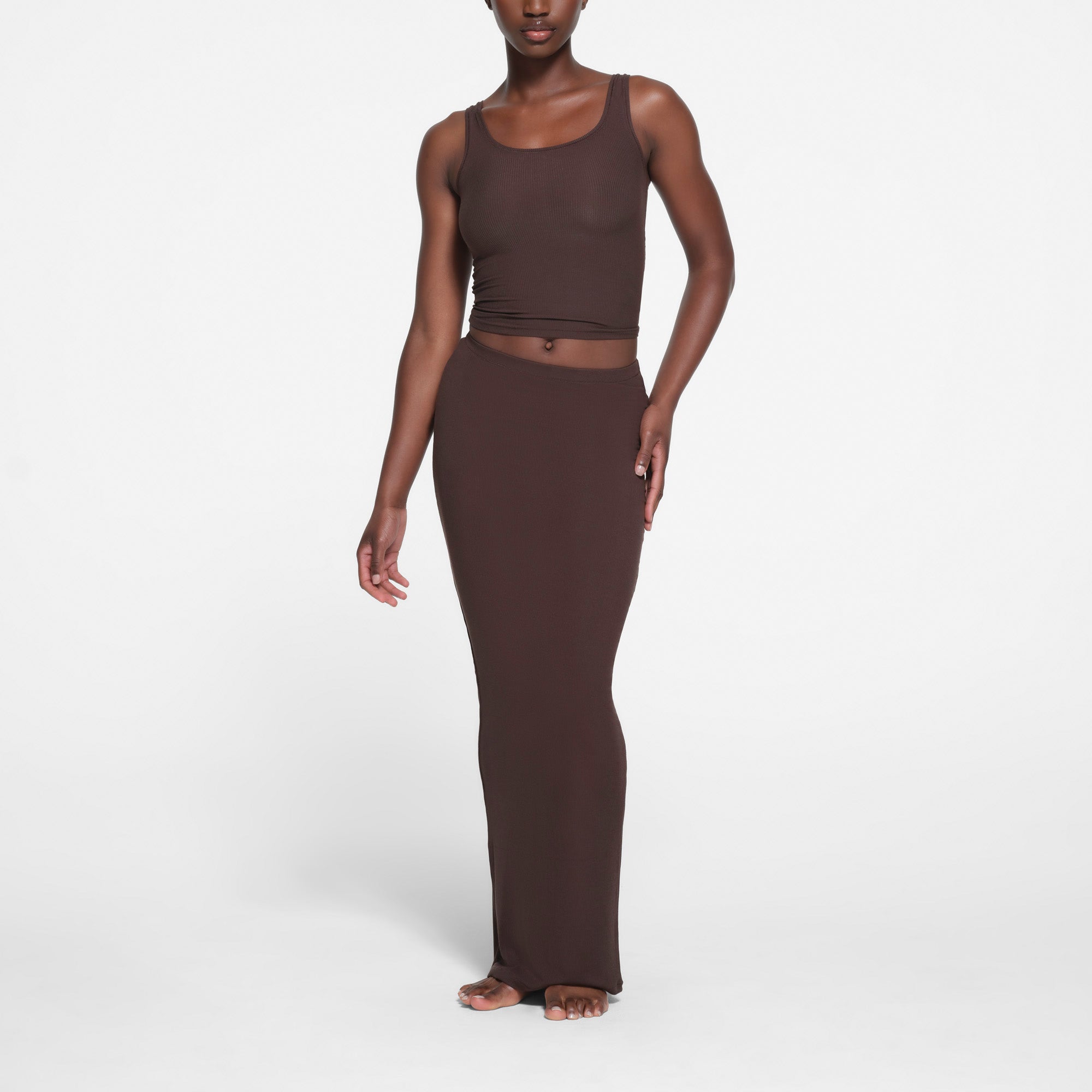 SOFT LOUNGE LONG SKIRT | PHOENIX | XXS