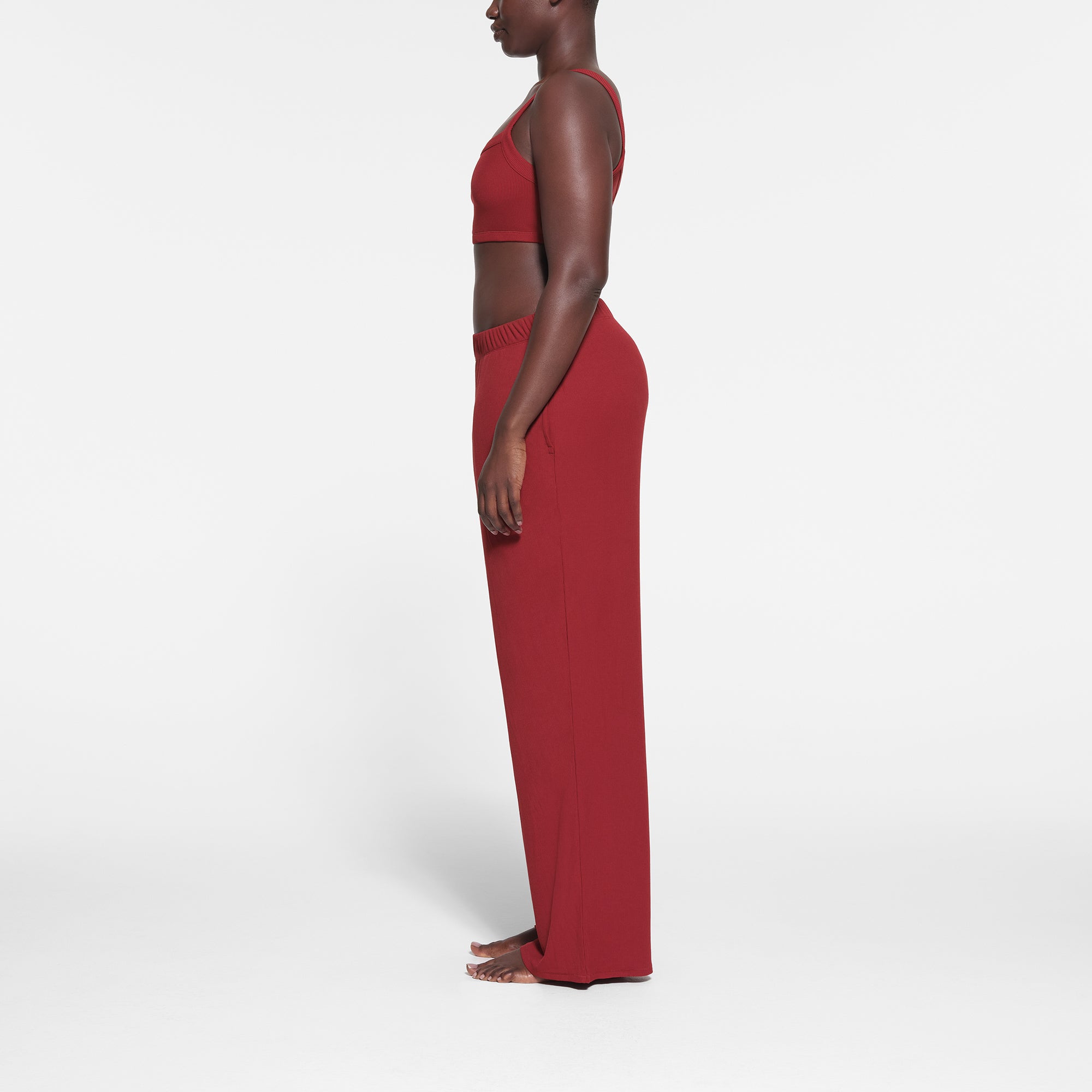 SOFT LOUNGE LOOSE PANT BRICK