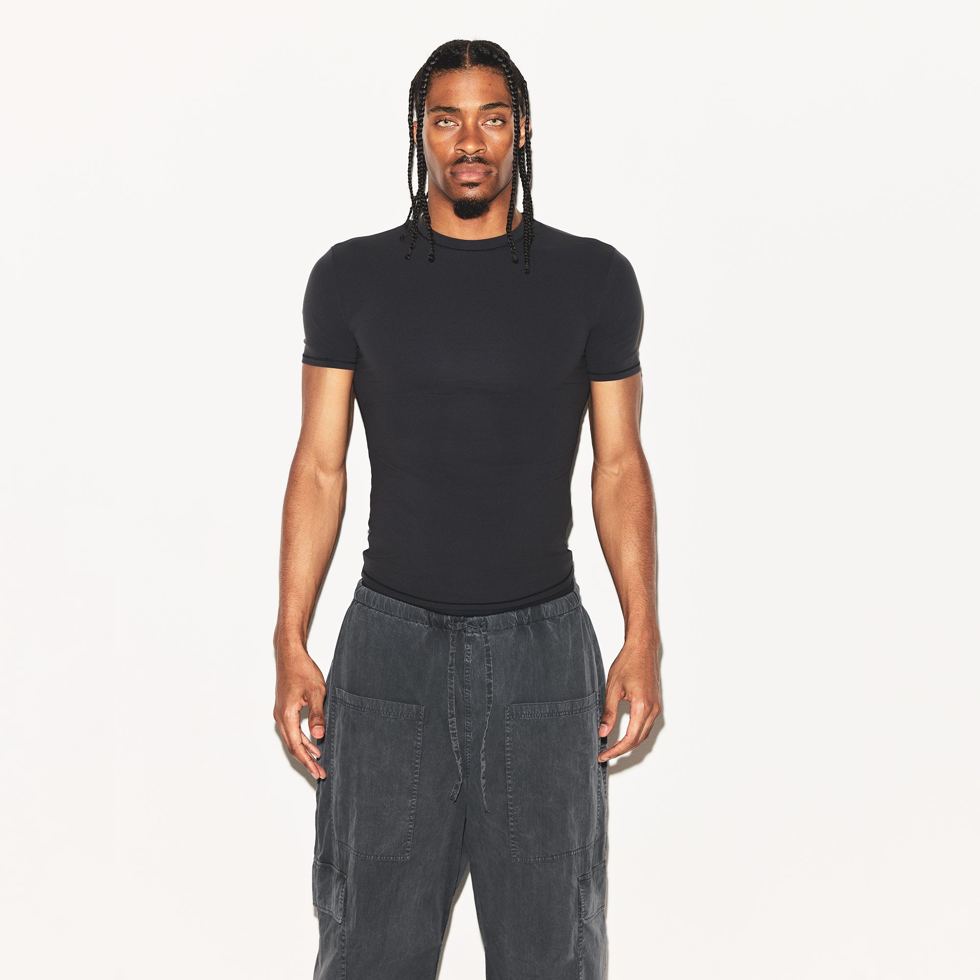 SKIMS Men's Relaxed Cargo Pant Front View 2