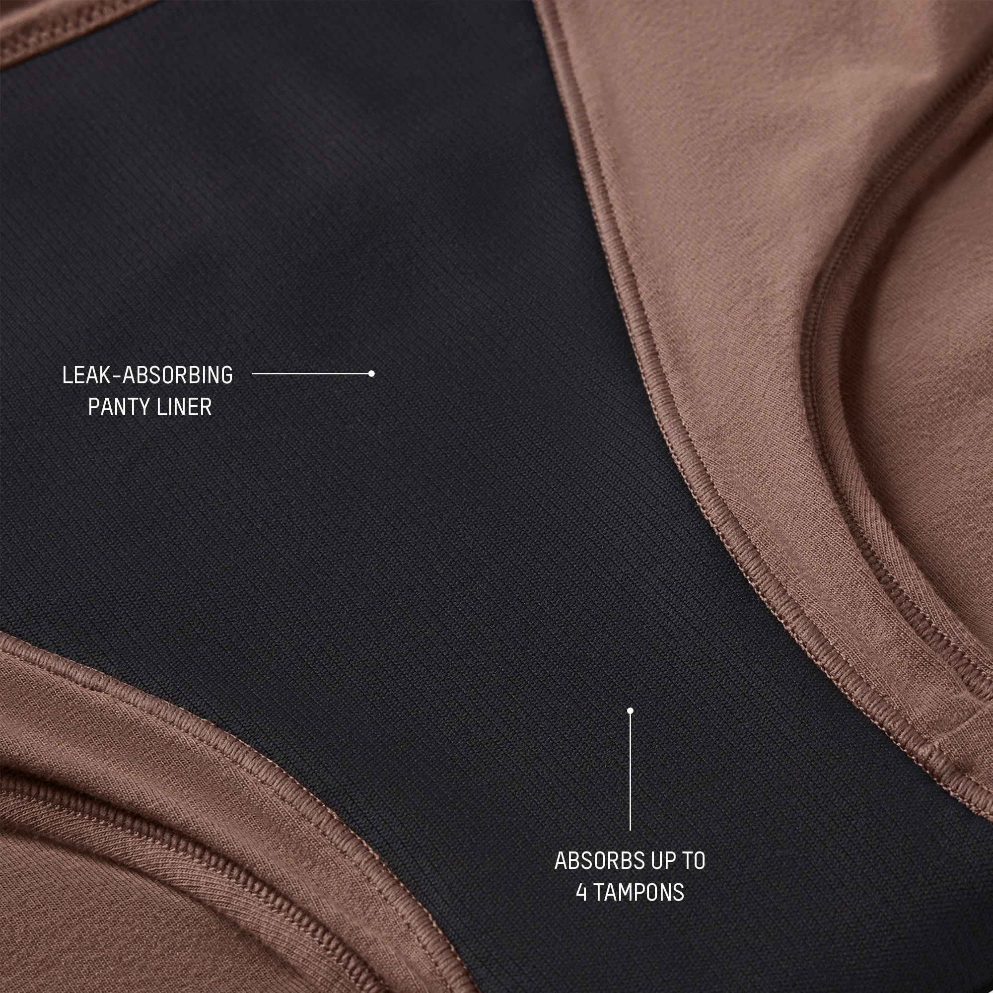 PERIOD PANTIES BOY SHORT | ADDITIONAL FABRIC DETAILS