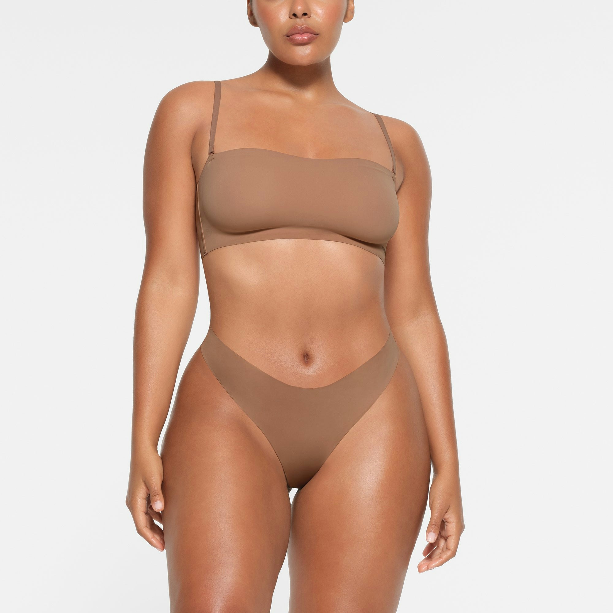 NAKED BANDEAU | SIENNA ON A MODEL FRONT VIEW