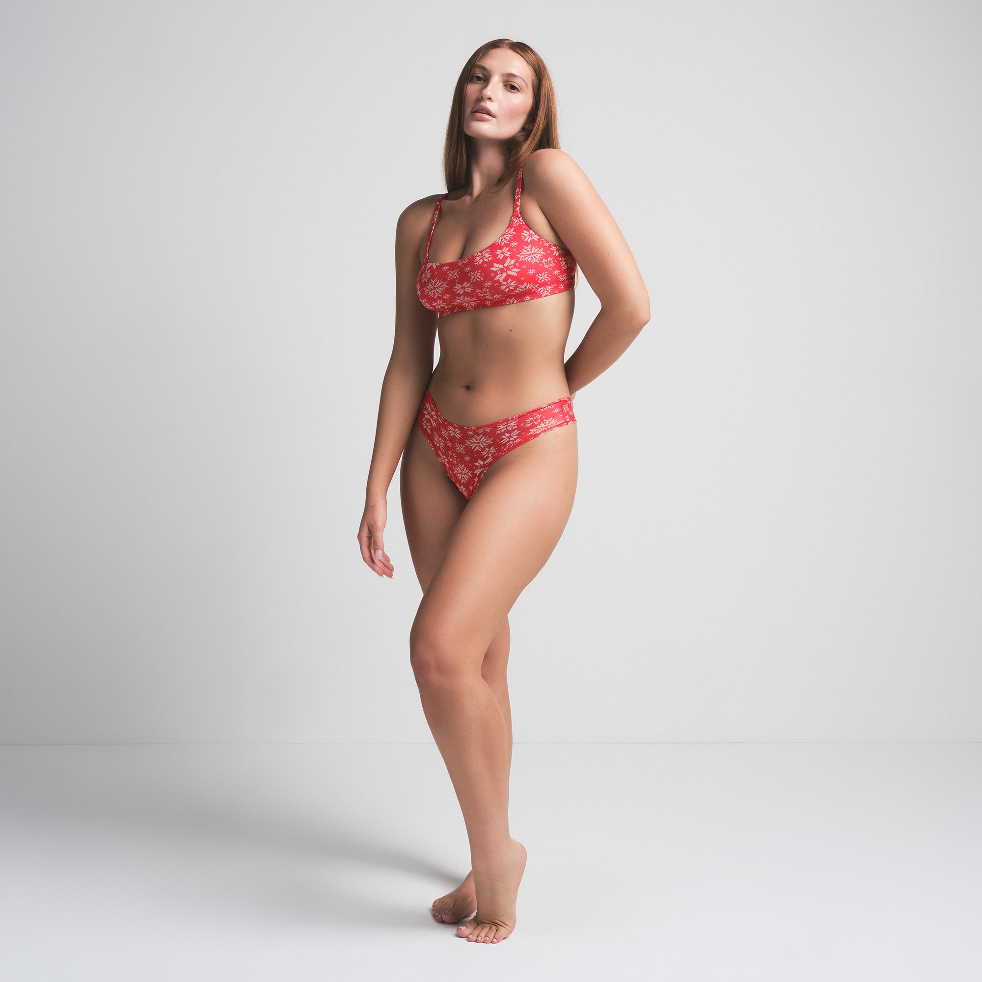 SKIMS×FENDI 水着 ビキニ RED S