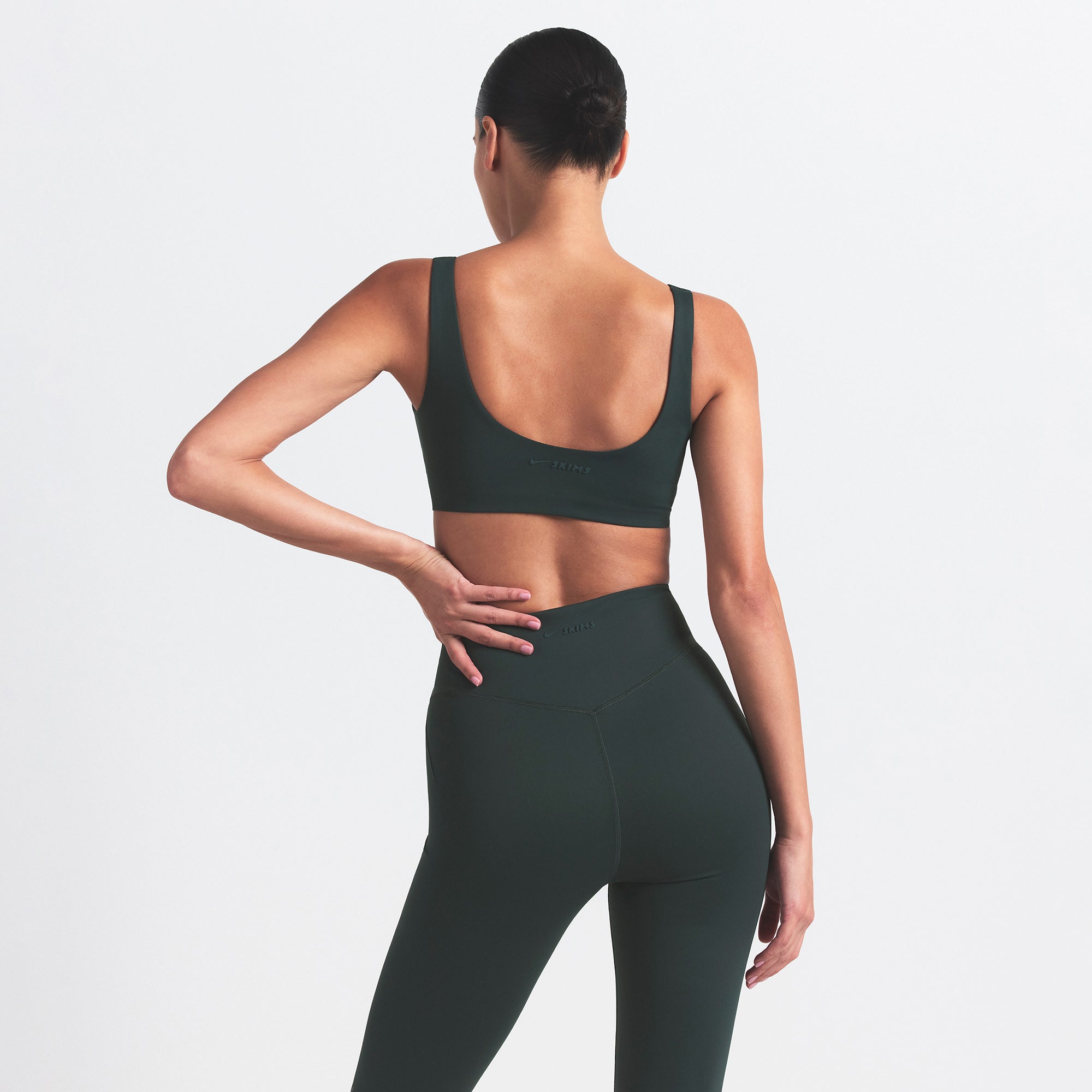 NikeSKIMS MATTE SCOOP NECK BRA | DARK TEAL | SKIMS